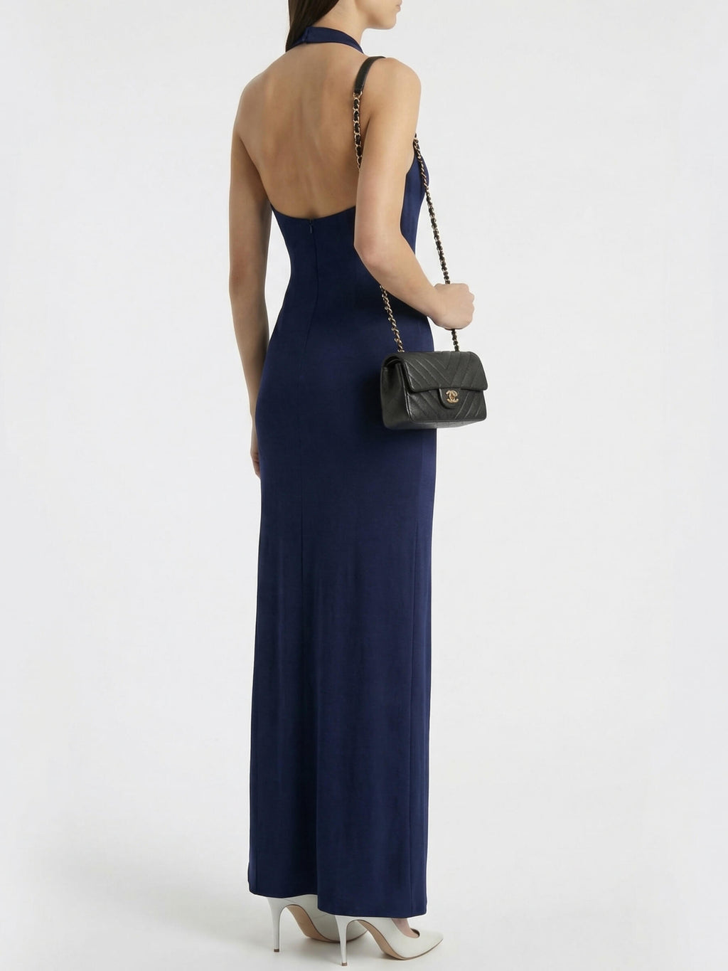 Lagune™ - Slinky Halter Maxi Kleid