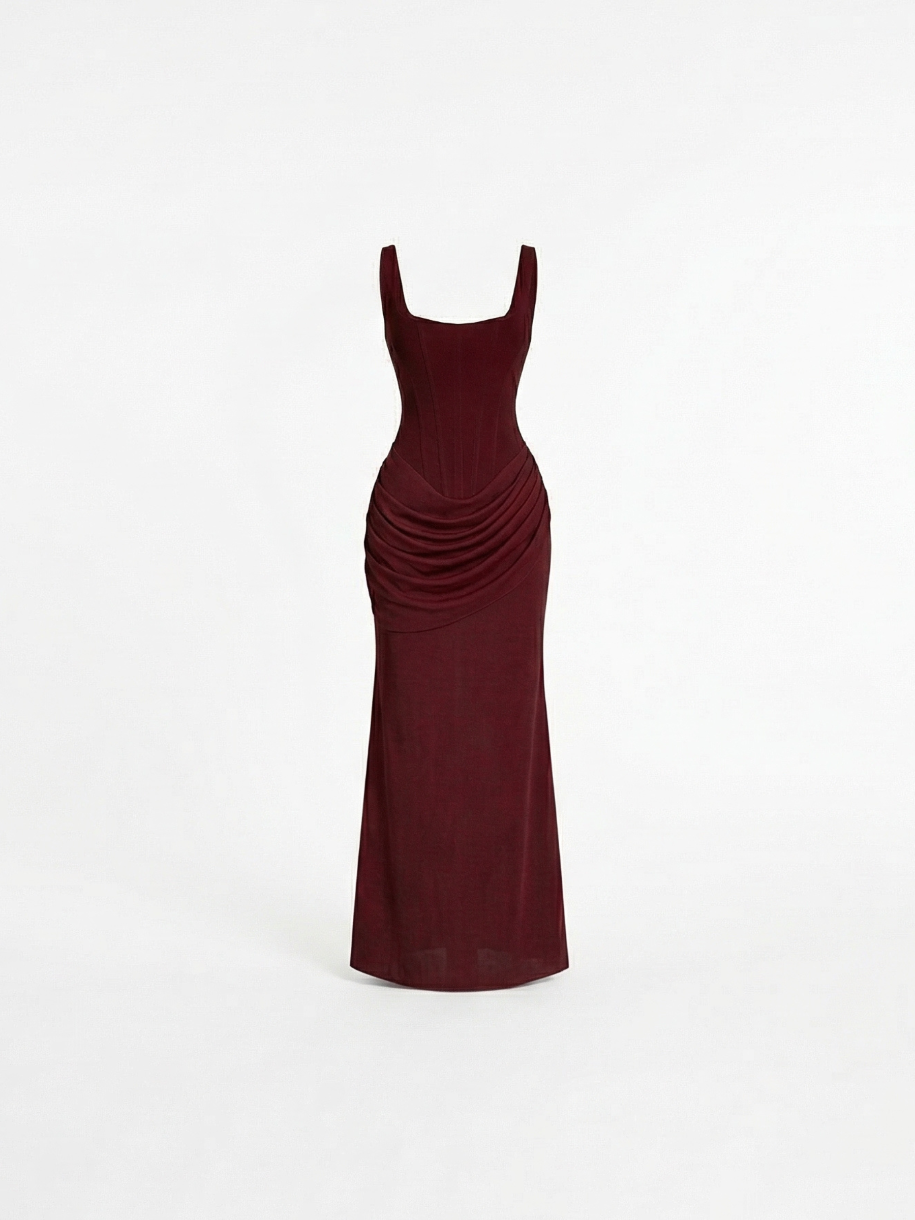 LEONOR™ | Vestido maxi de escote cuadrado