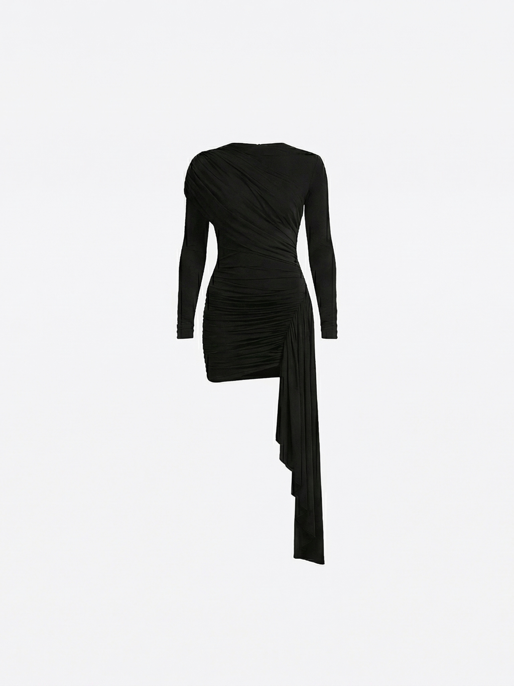 Dalia™ | Vestido drapeado con caída lateral