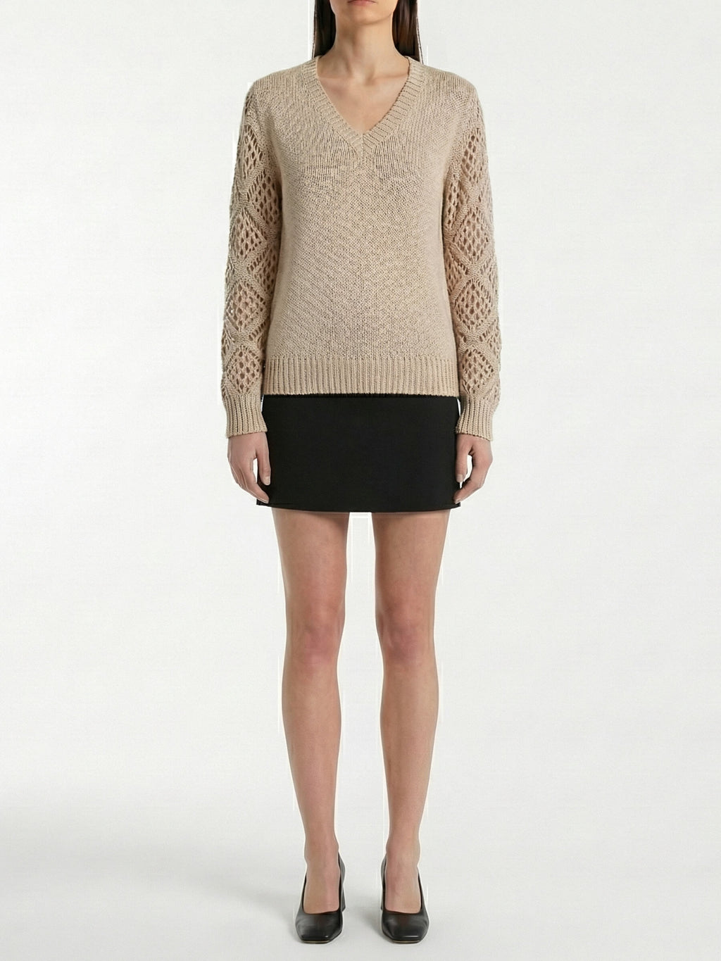 Rosa™ | Jersey de punto con cuello en V
