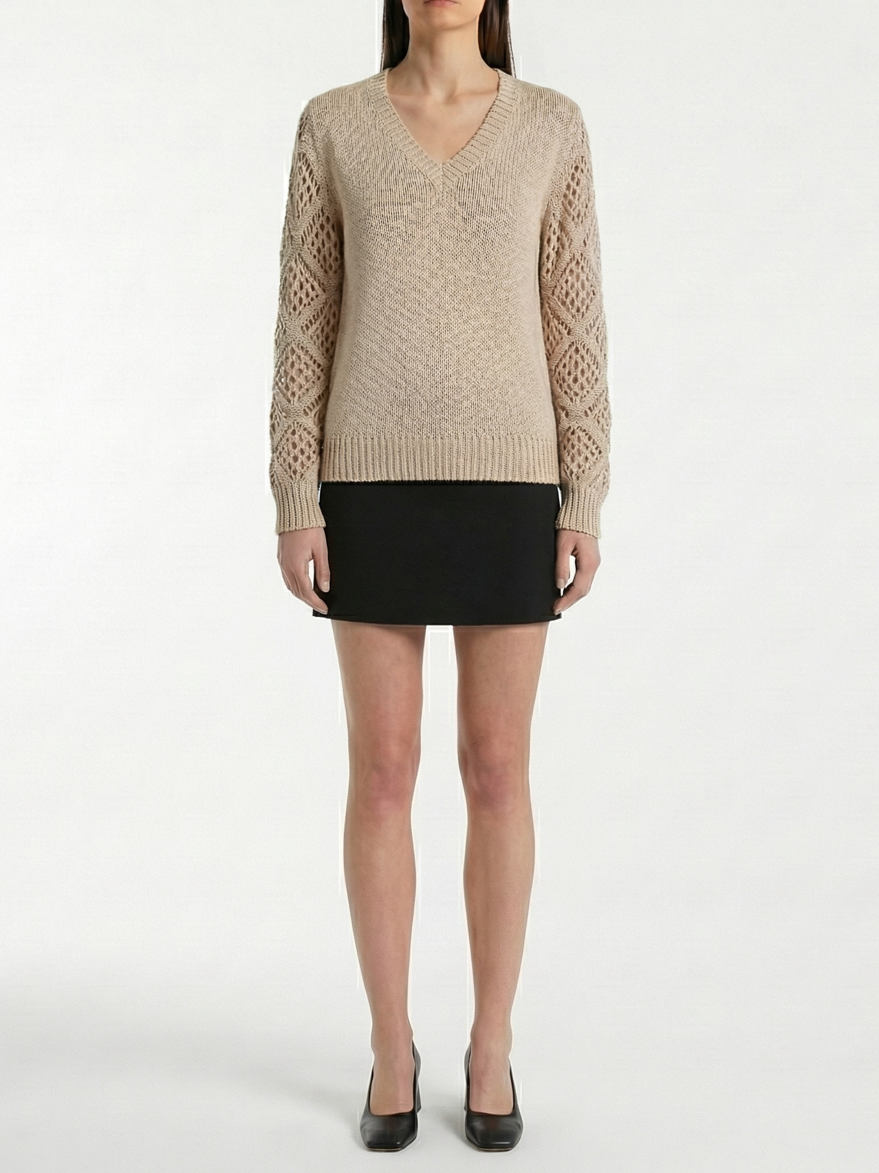 Rosa™ | Jersey de punto con cuello en V
