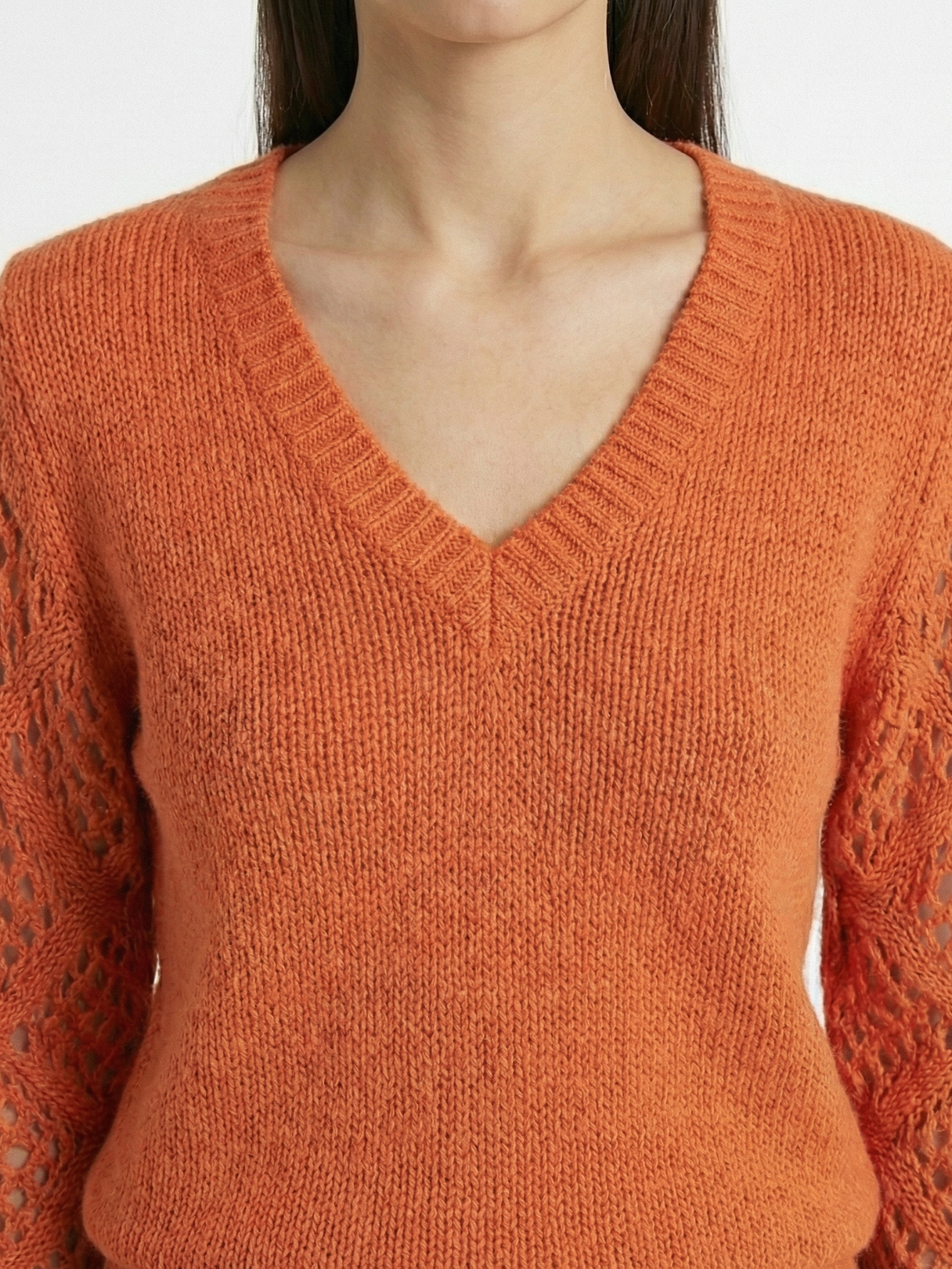 Rosa™ | Jersey de punto con cuello en V