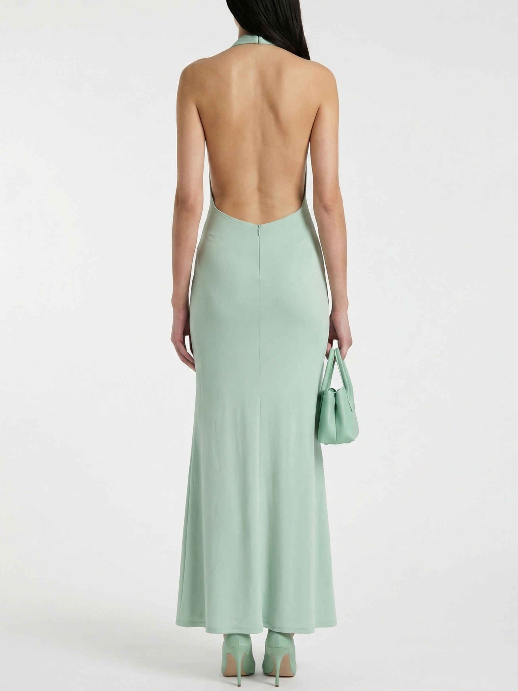 Lagune™ - Slinky Halter Maxi Kleid