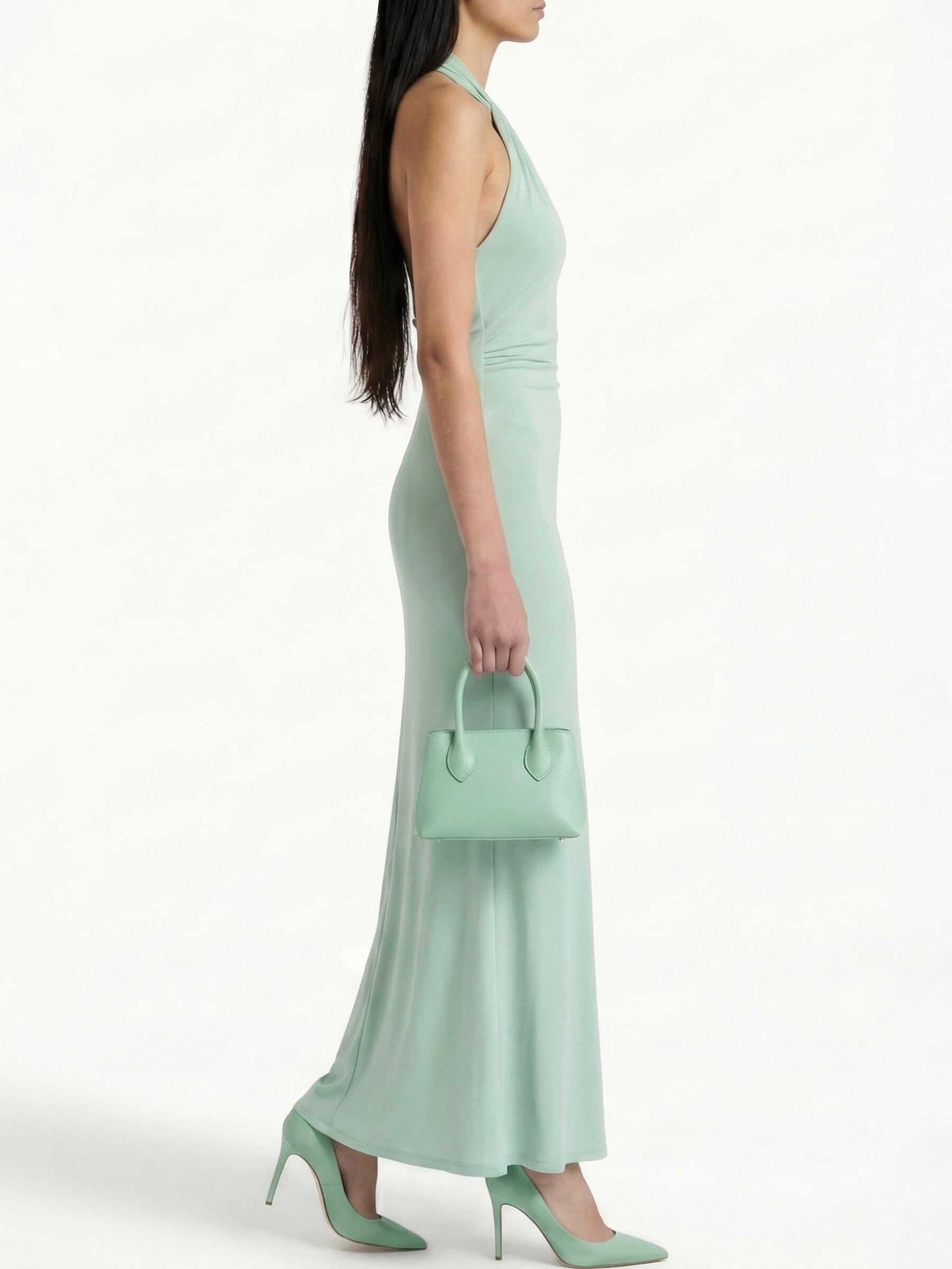 Lagune™ - Slinky Halter Maxi Kleid