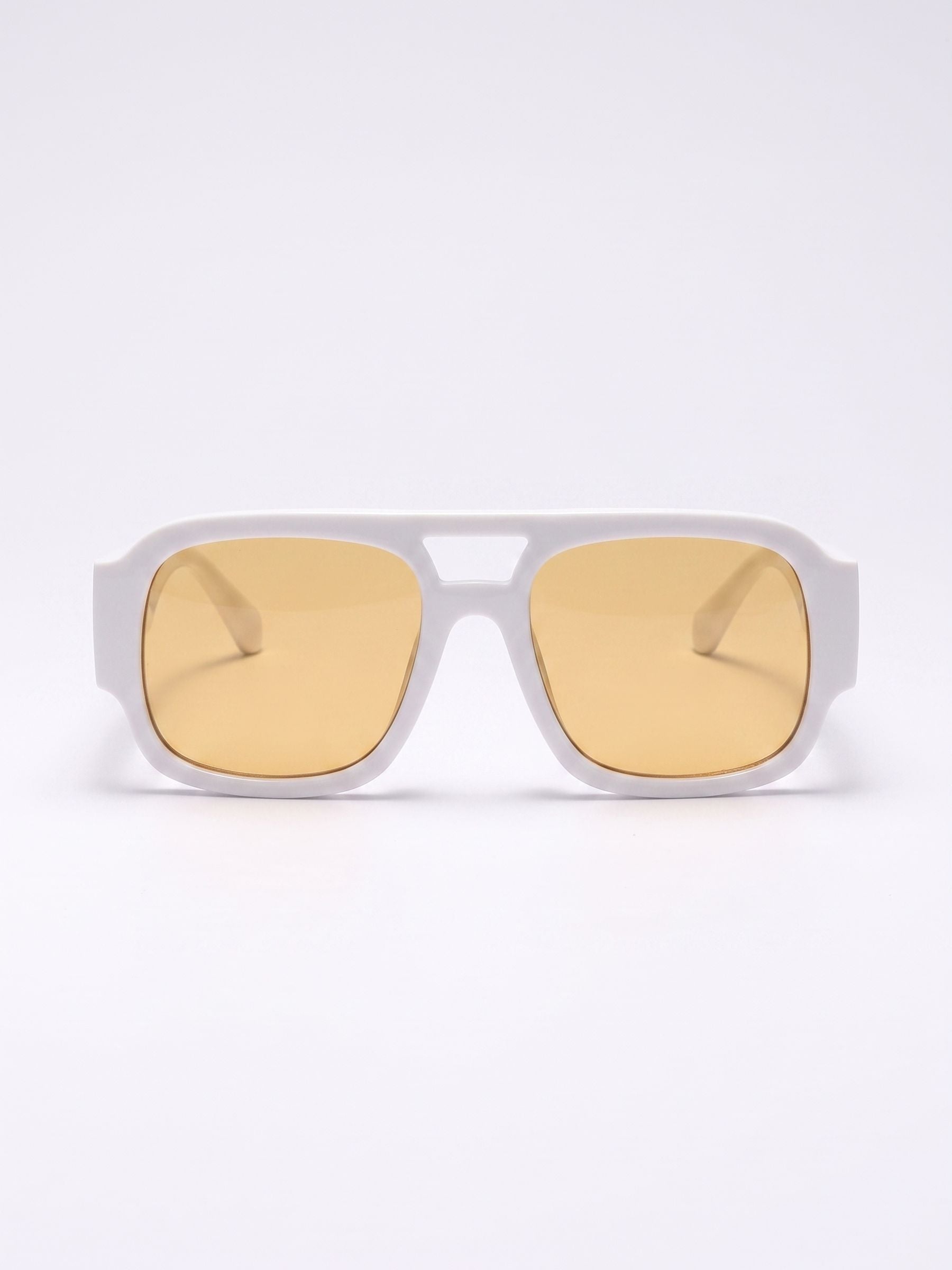 Neve™ | Gafas de Sol Aviador Blanco