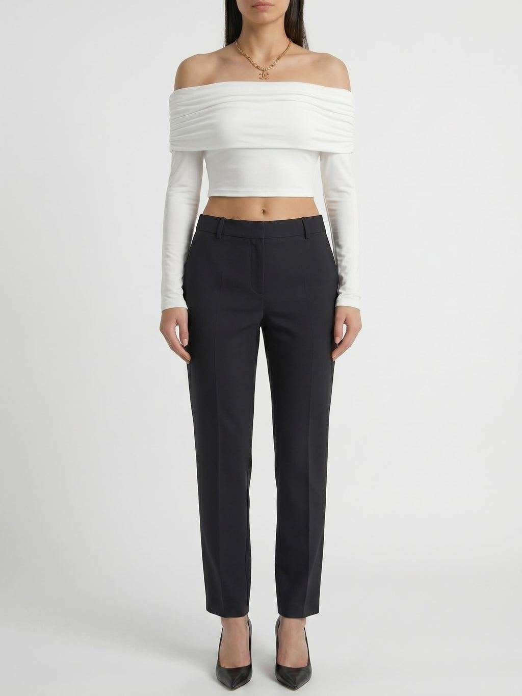 Blanche™ | Top Off-Shoulder Drapeado