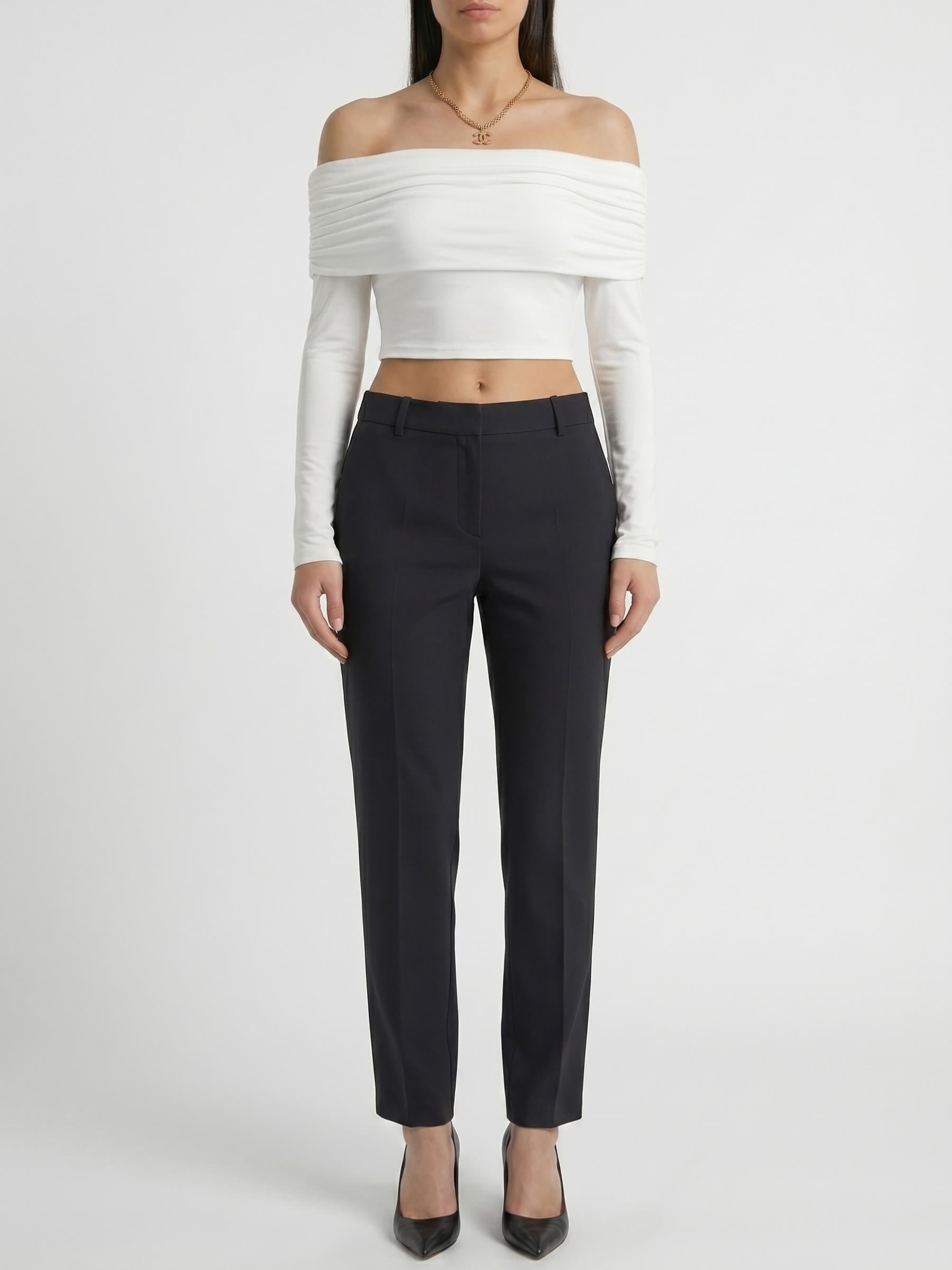 Blanche™ | Top Off-Shoulder Drapeado