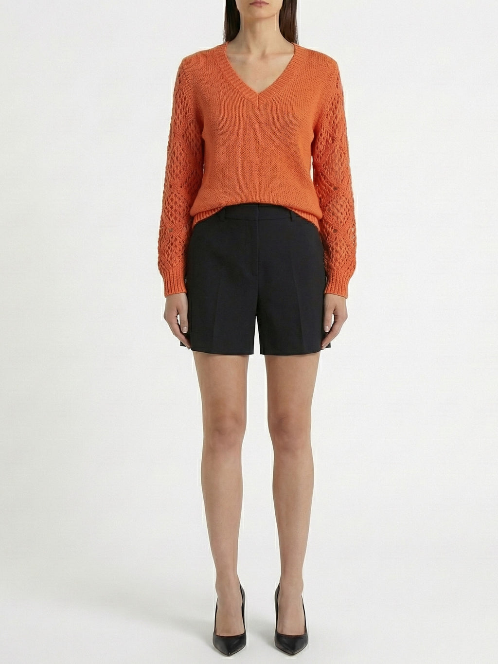 Rosa™ | Jersey de punto con cuello en V