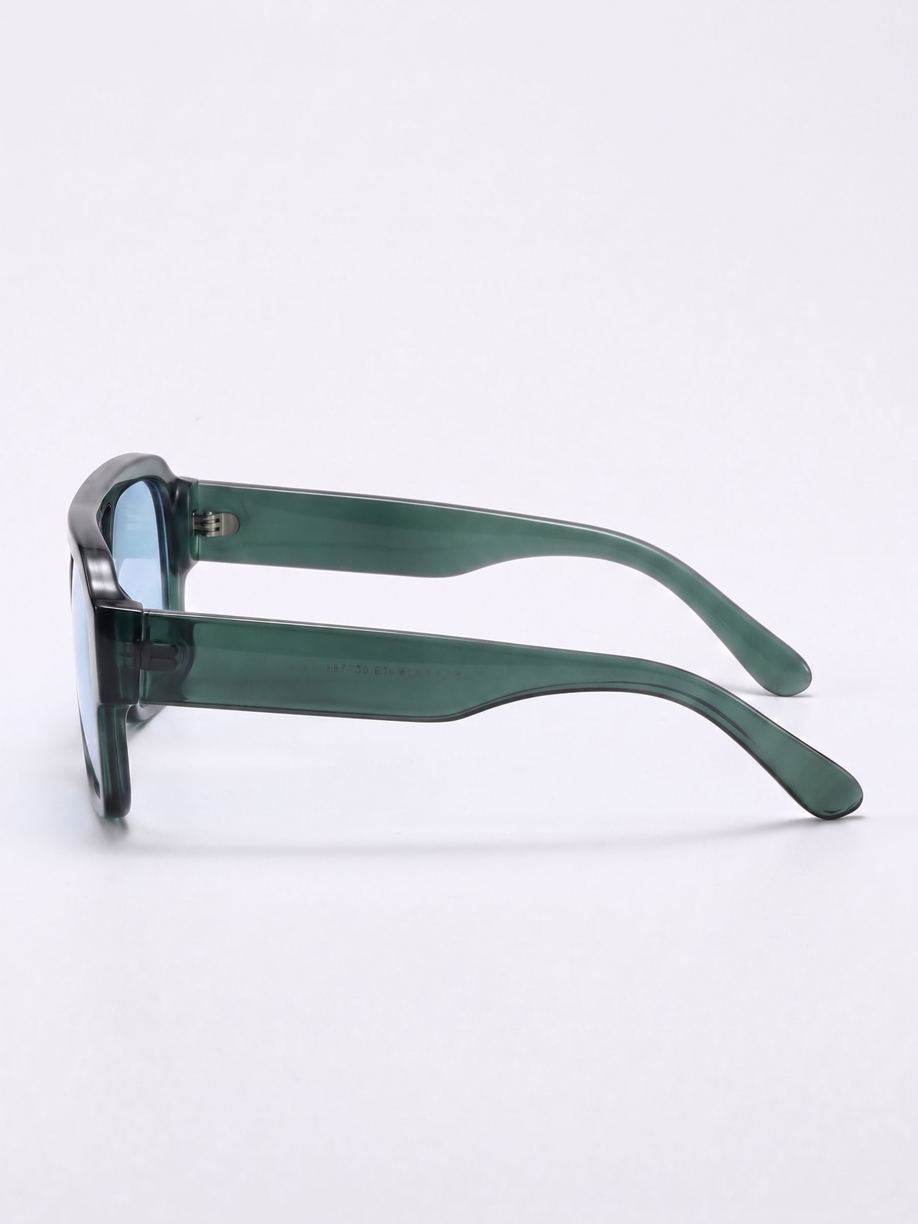 Blanca™ | Gafas de Sol Aviador Verde Botella