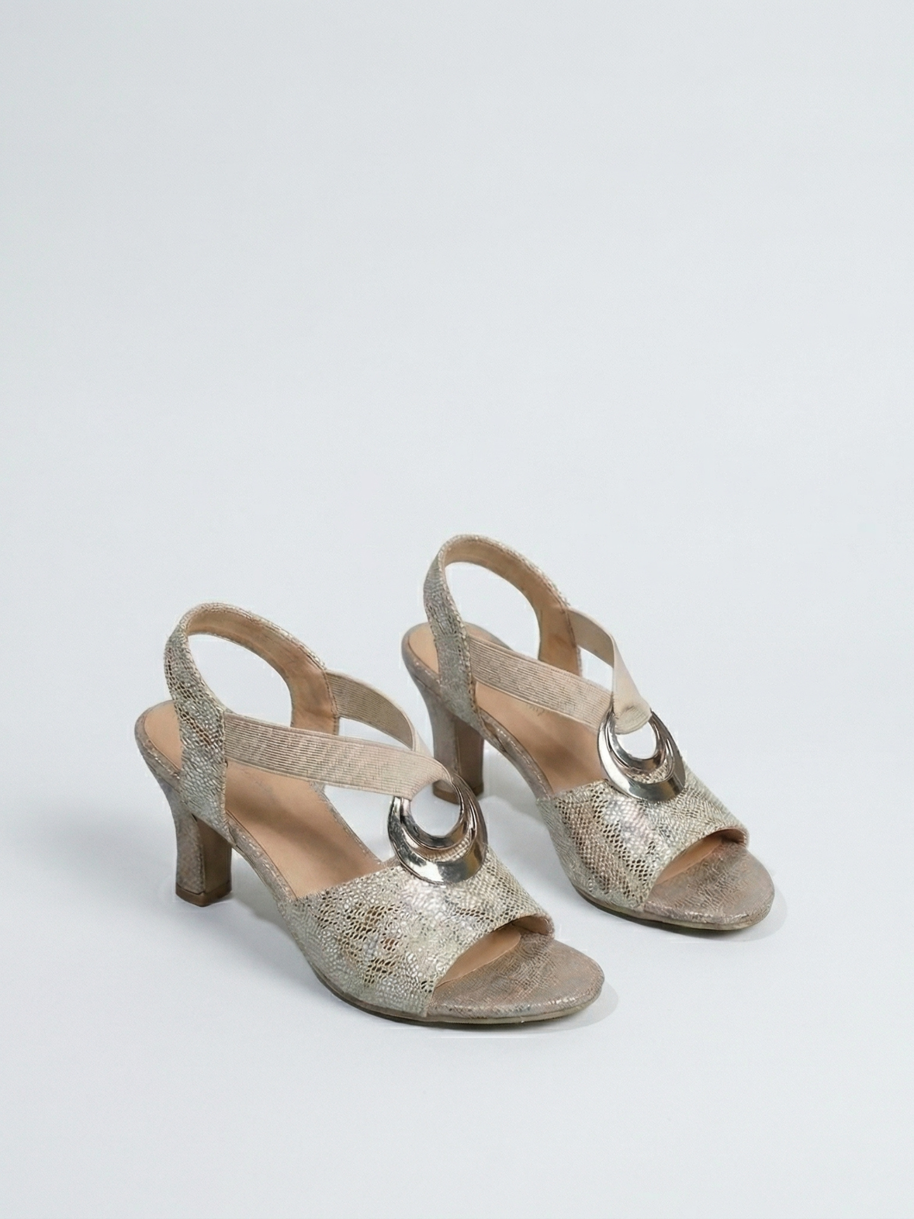 Seren™ Metallic Heel Sandal