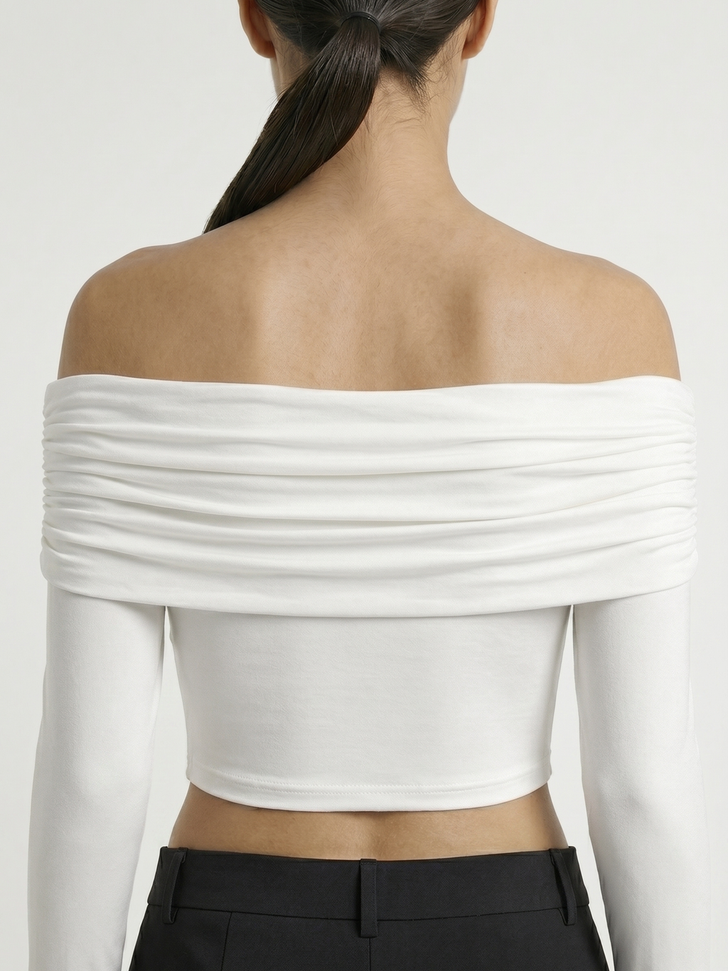 Blanche™ | Top Off-Shoulder Drapeado