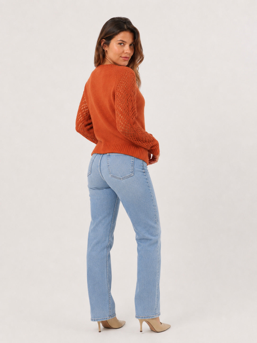 Rosa Jersey Naranja zvcolor:naranja