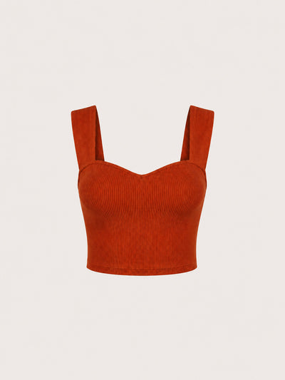 Amber™ | Top Acanalado Sweetheart
