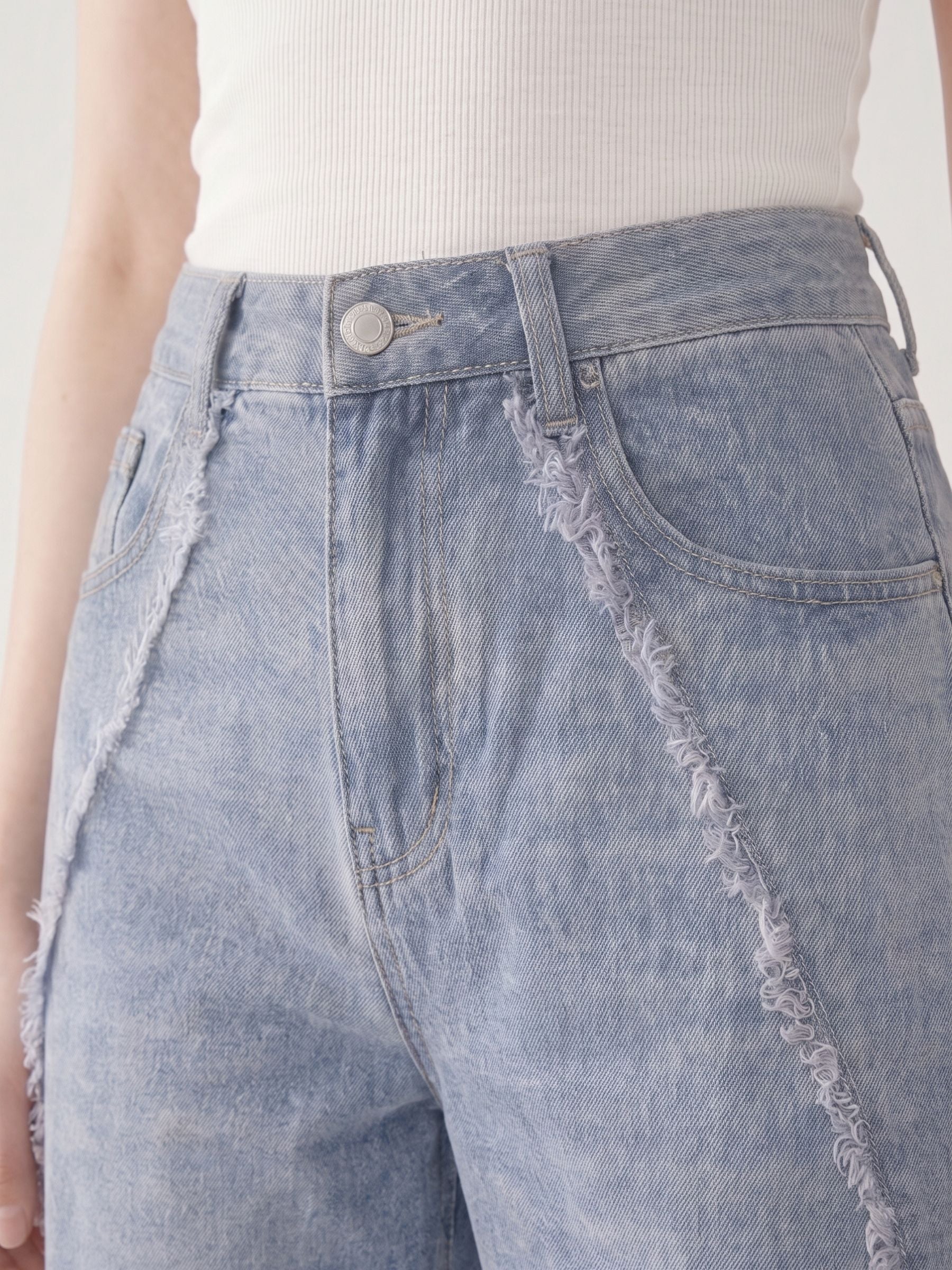 Bruna Jean Wide Leg Azul vintage zvcolor:azul-vintage