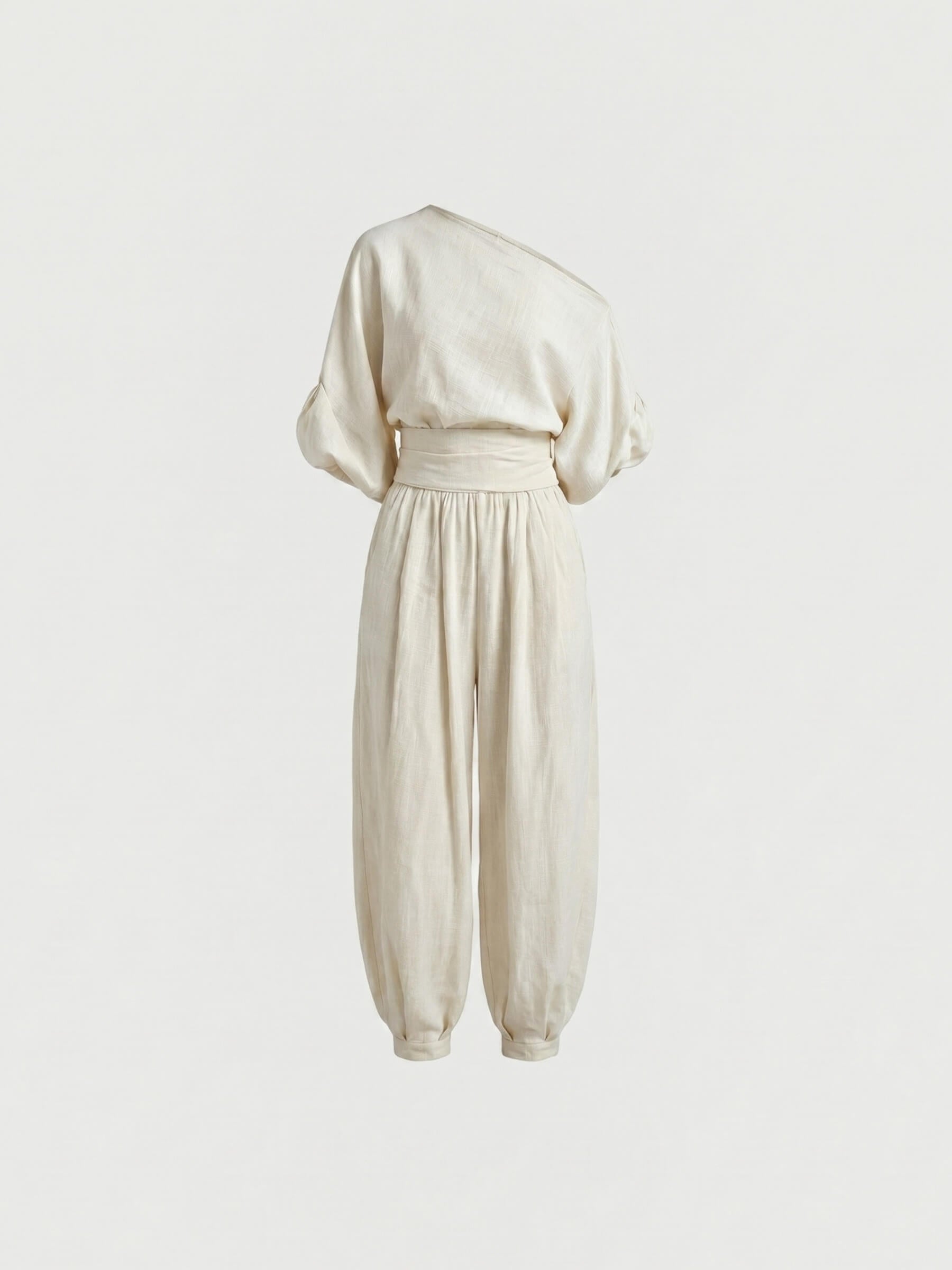 Elara™ | Conjunto Lino Blusa
