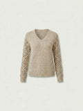 Rosa™ | Jersey de punto con cuello en V