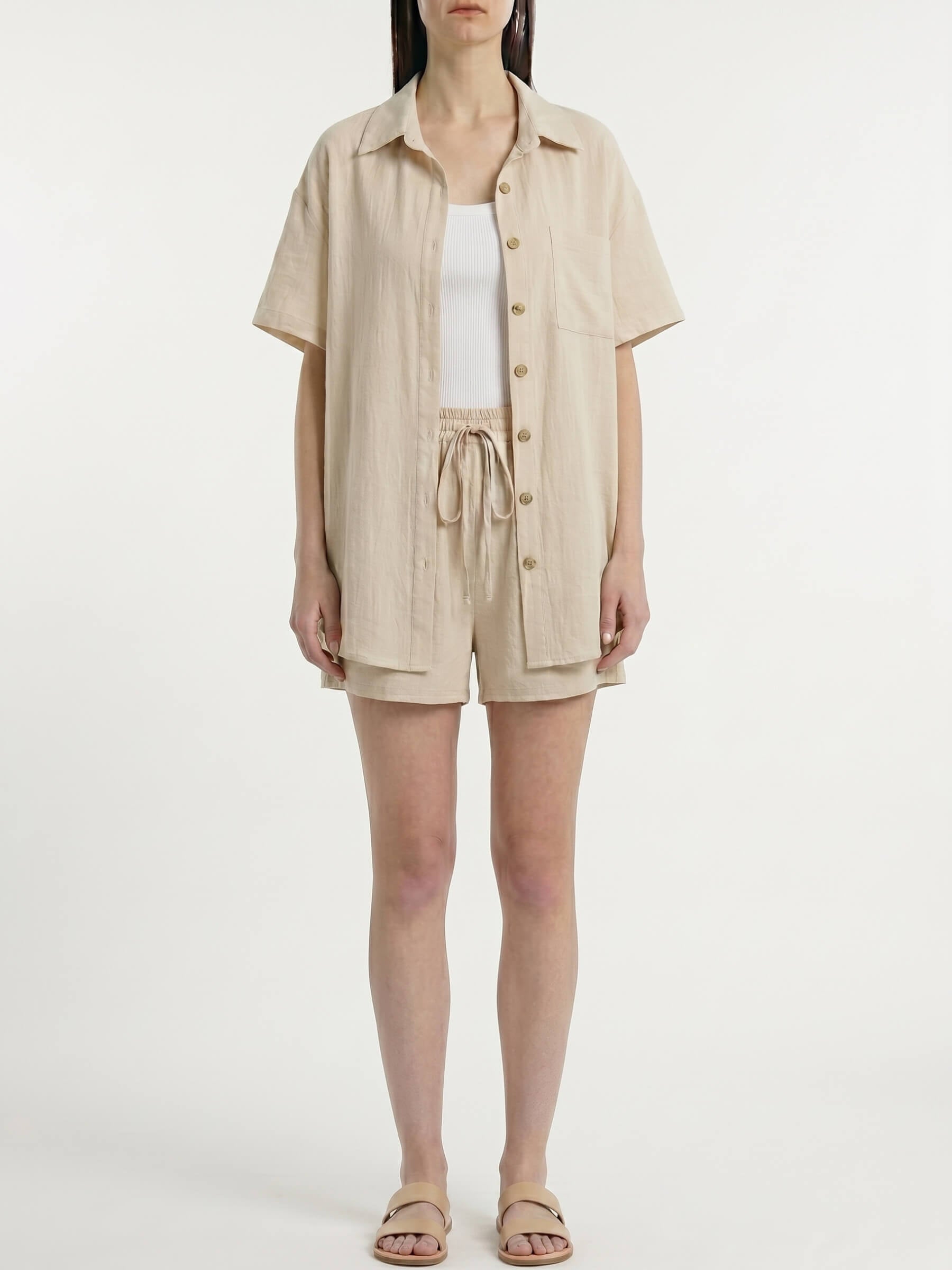 Sofía™ Conjunto Lino Beige