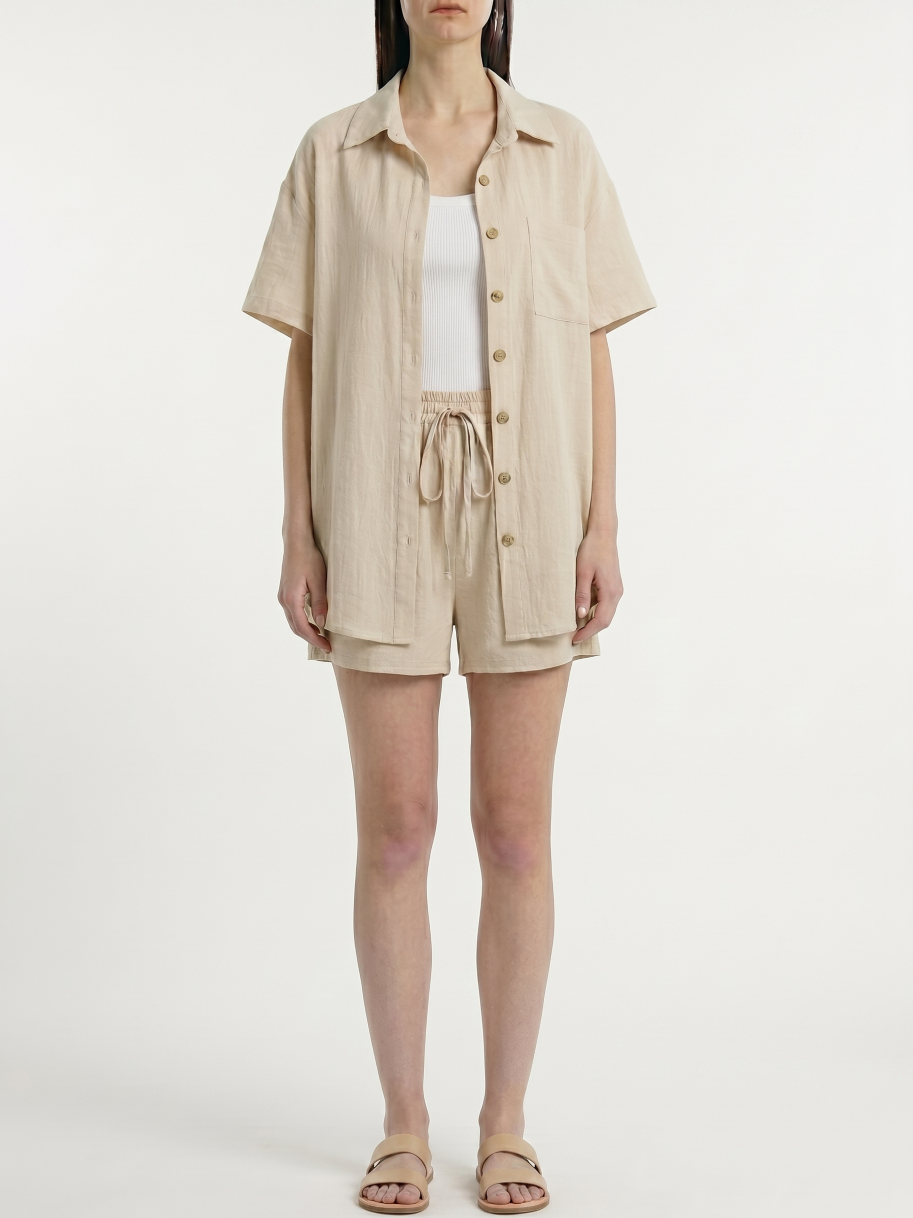 Sofía™ Conjunto Lino Beige