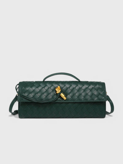 MELANIE™ | Clutch con Detalle de Nudo Dorado