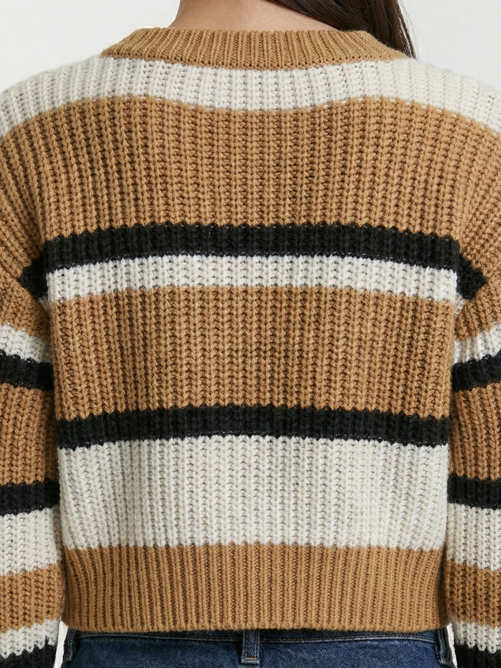 Zarafet™ Sweater Crop a Rayas