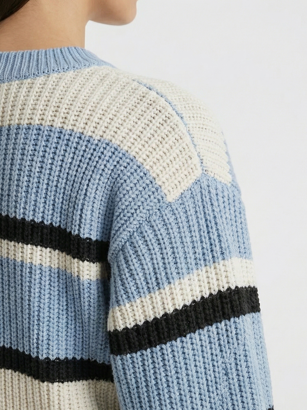 Zarafet™ Sweater Crop a Rayas