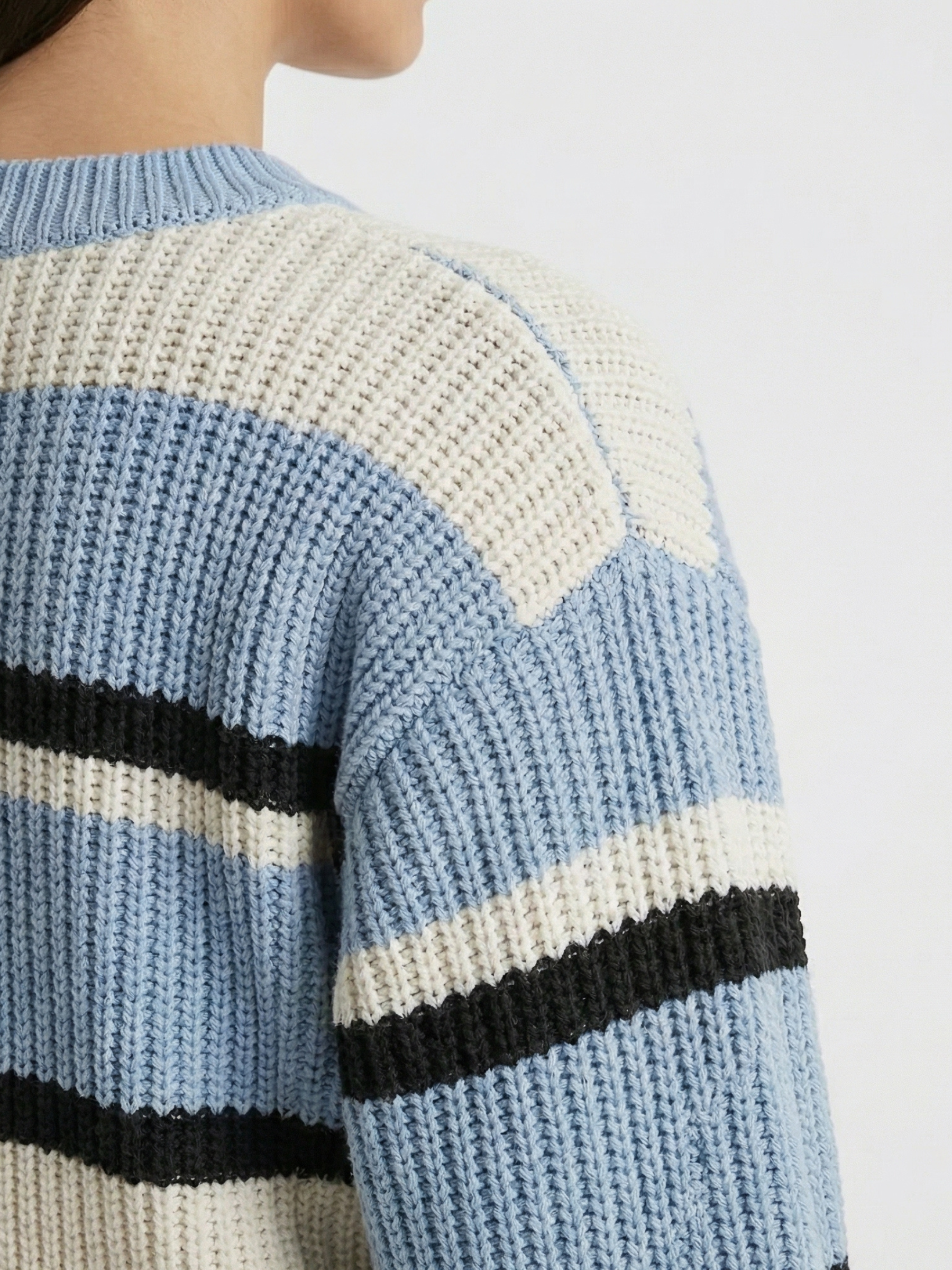 Zarafet™ Sweater Crop a Rayas