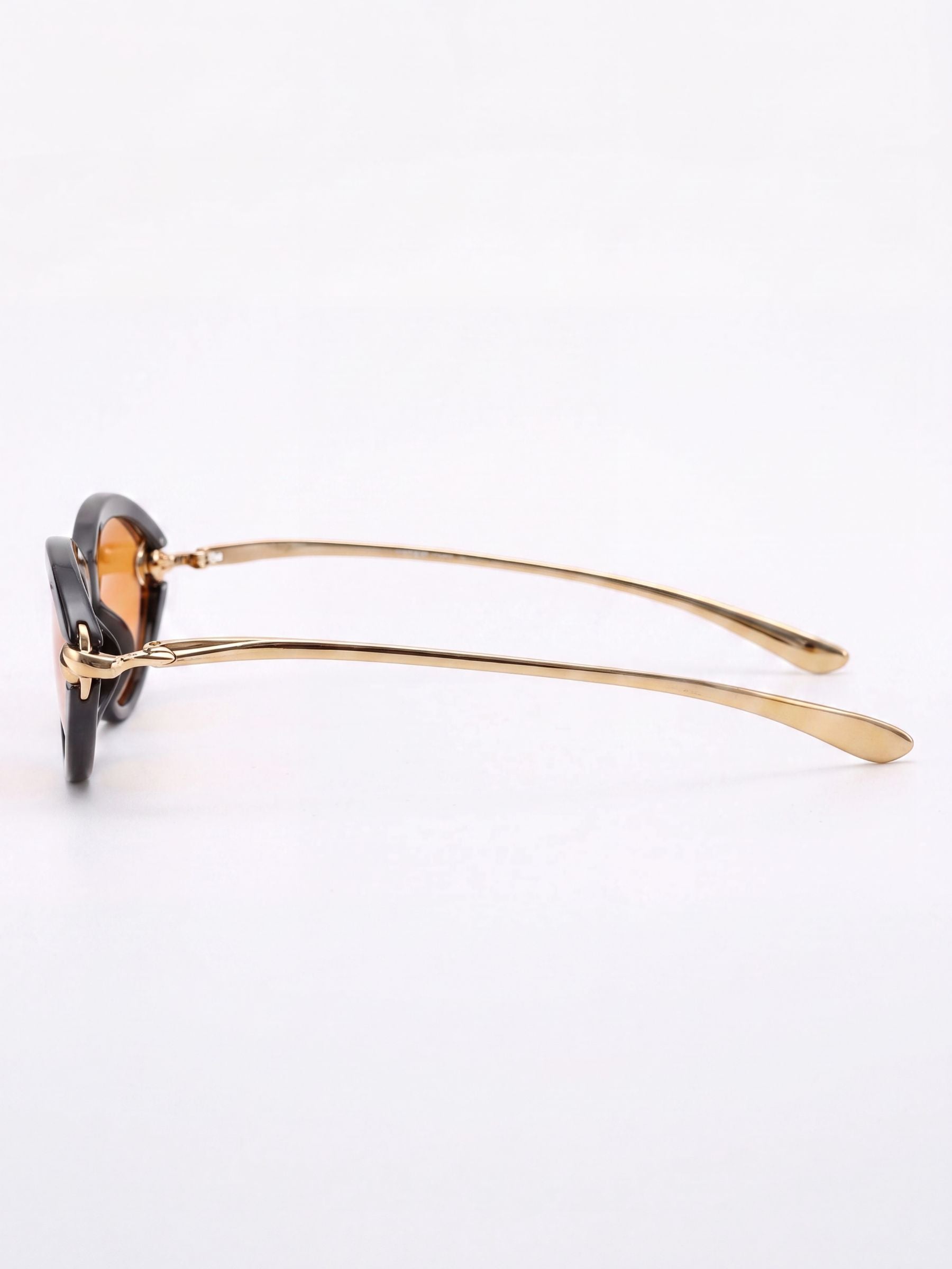Elysse™ | Gafas de Sol Oval Negro y Oro
