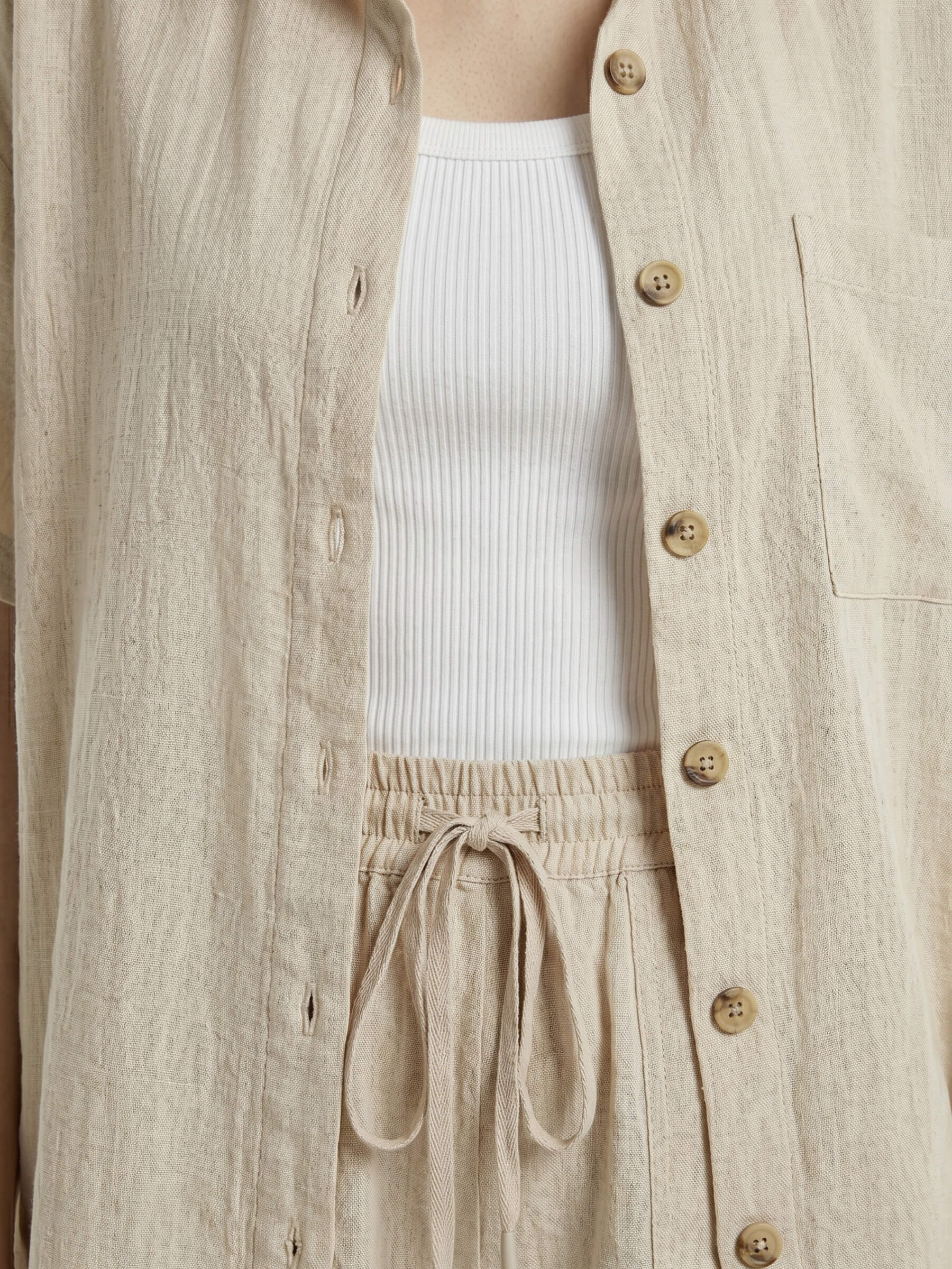 Sofía™ Conjunto Lino Beige