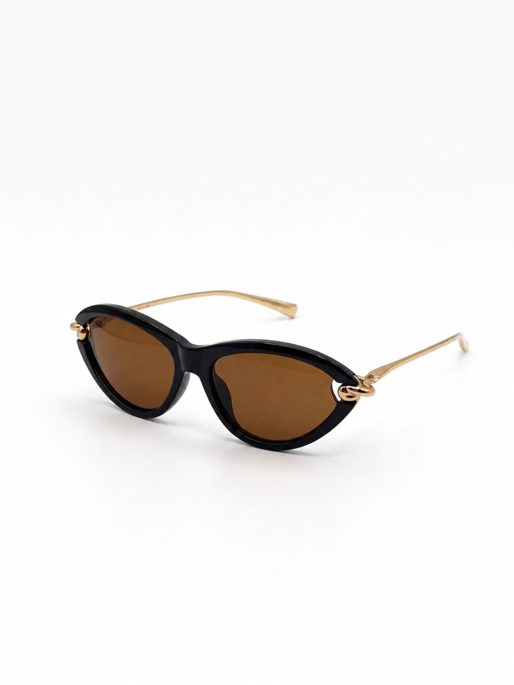 Elysse™ | Gafas de Sol Oval Negro y Oro