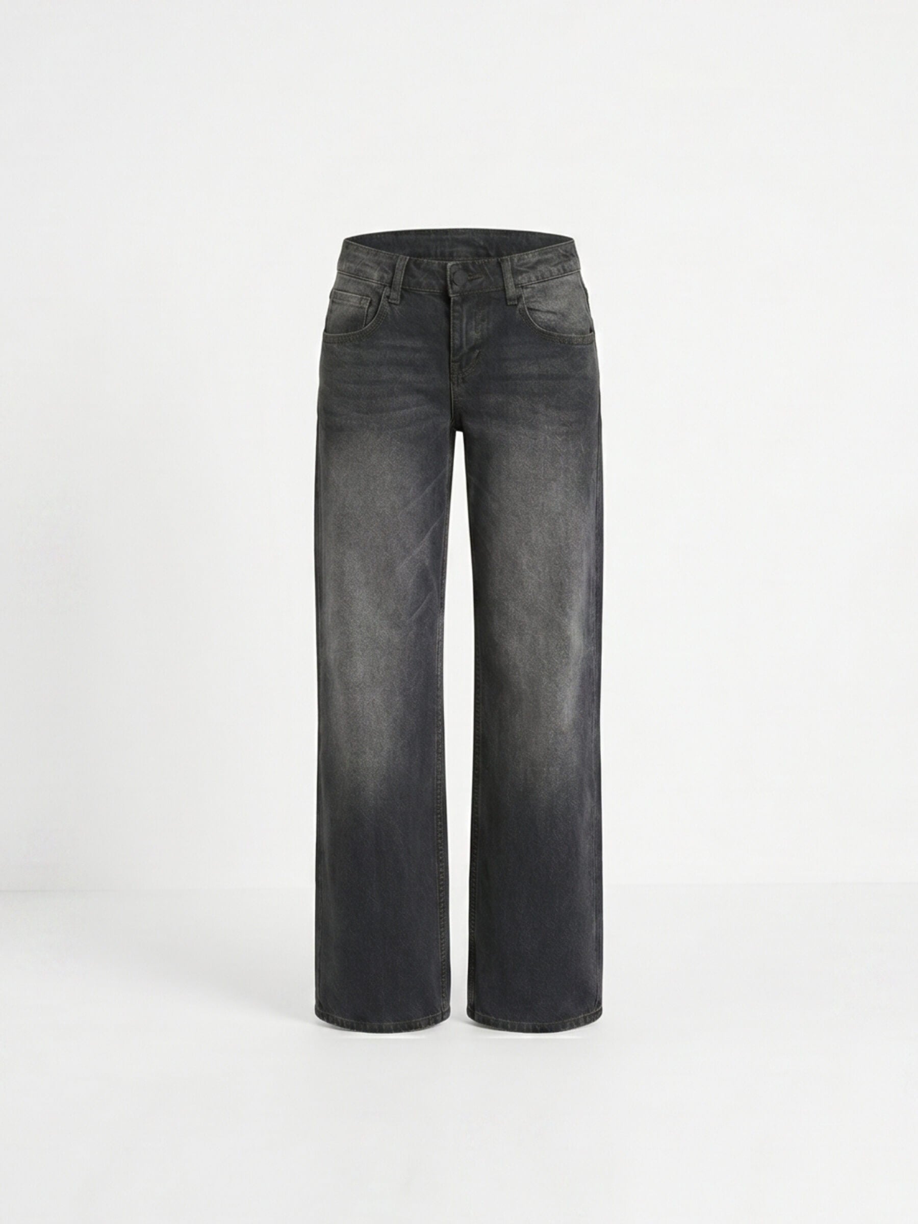 Nasley™ Jean Carbón Wide Leg