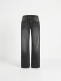 Nasley™ Jean Carbón Wide Leg