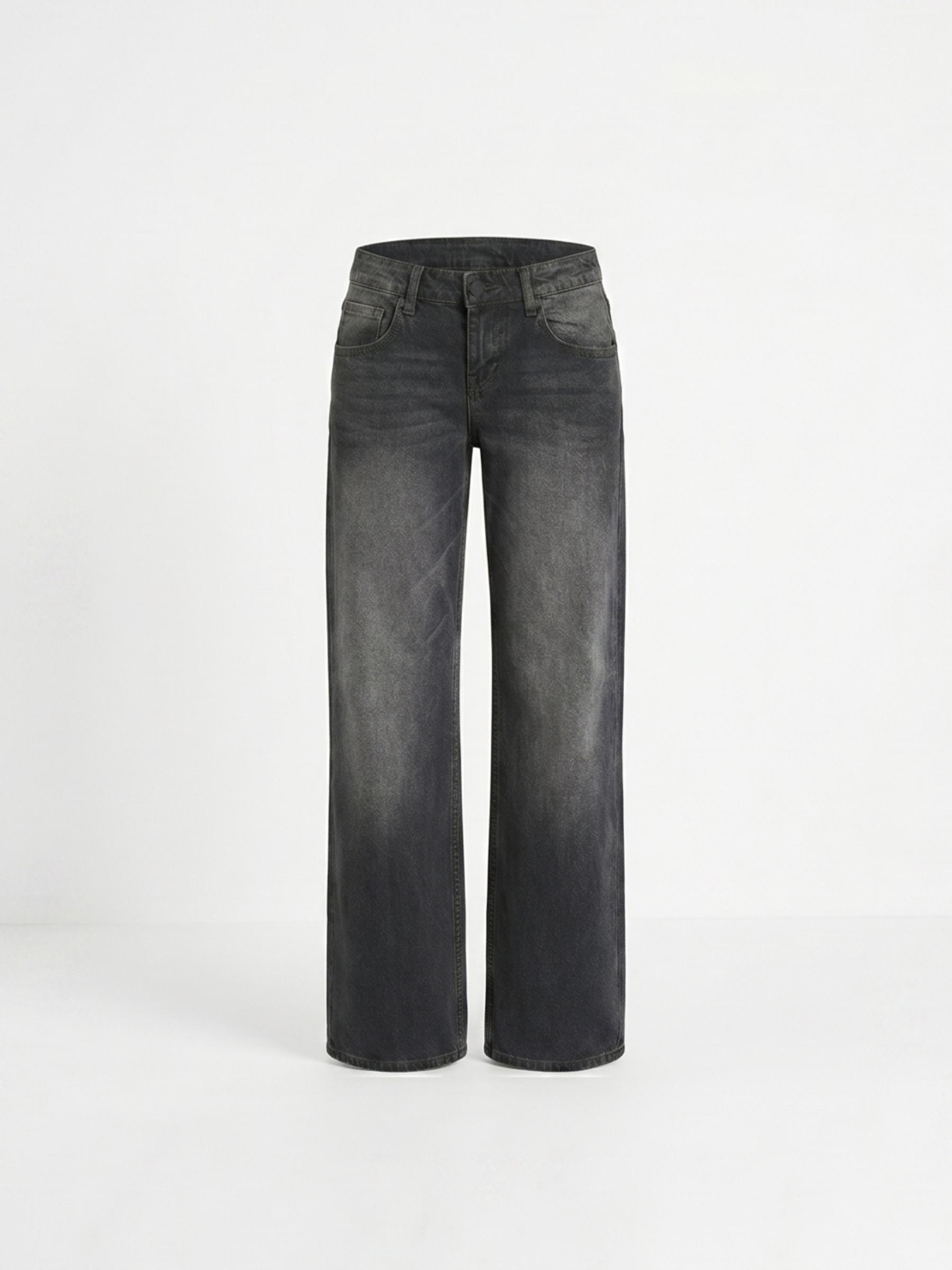 Nasley™ Jean Carbón Wide Leg
