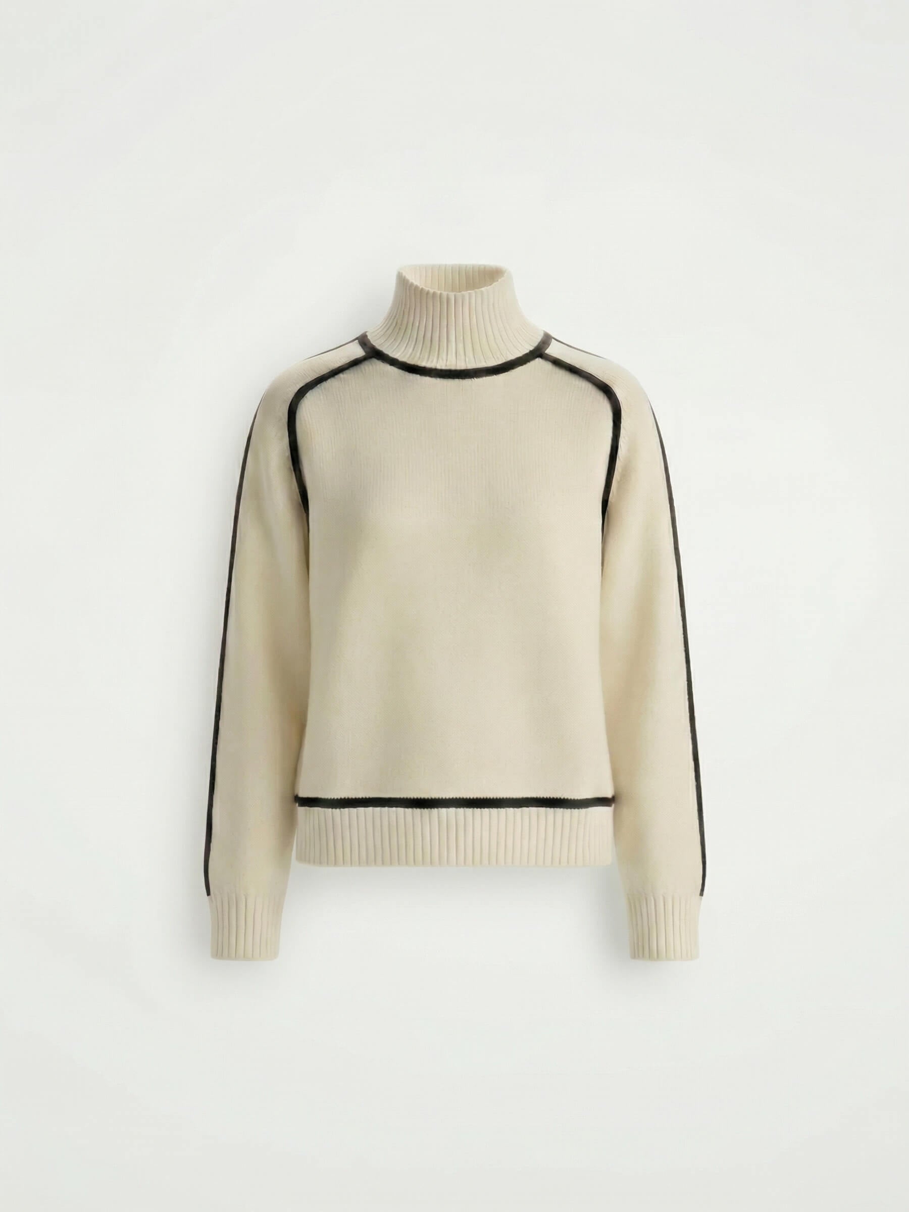 Malia™ - Couture Suéter de Cuello Alto