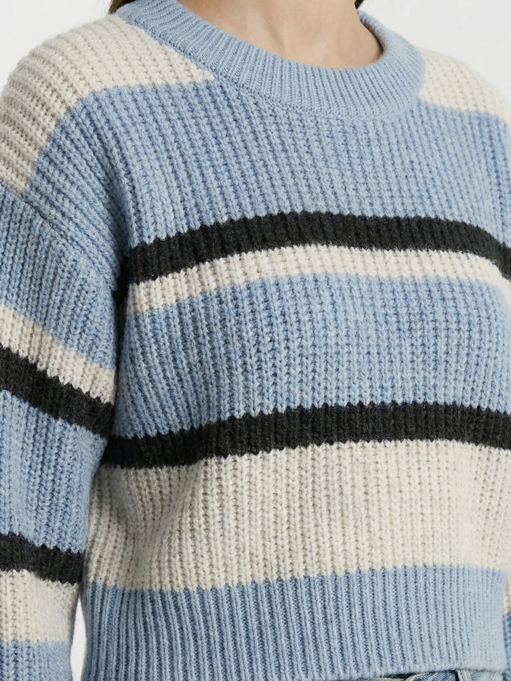 Zarafet™ Sweater Crop a Rayas