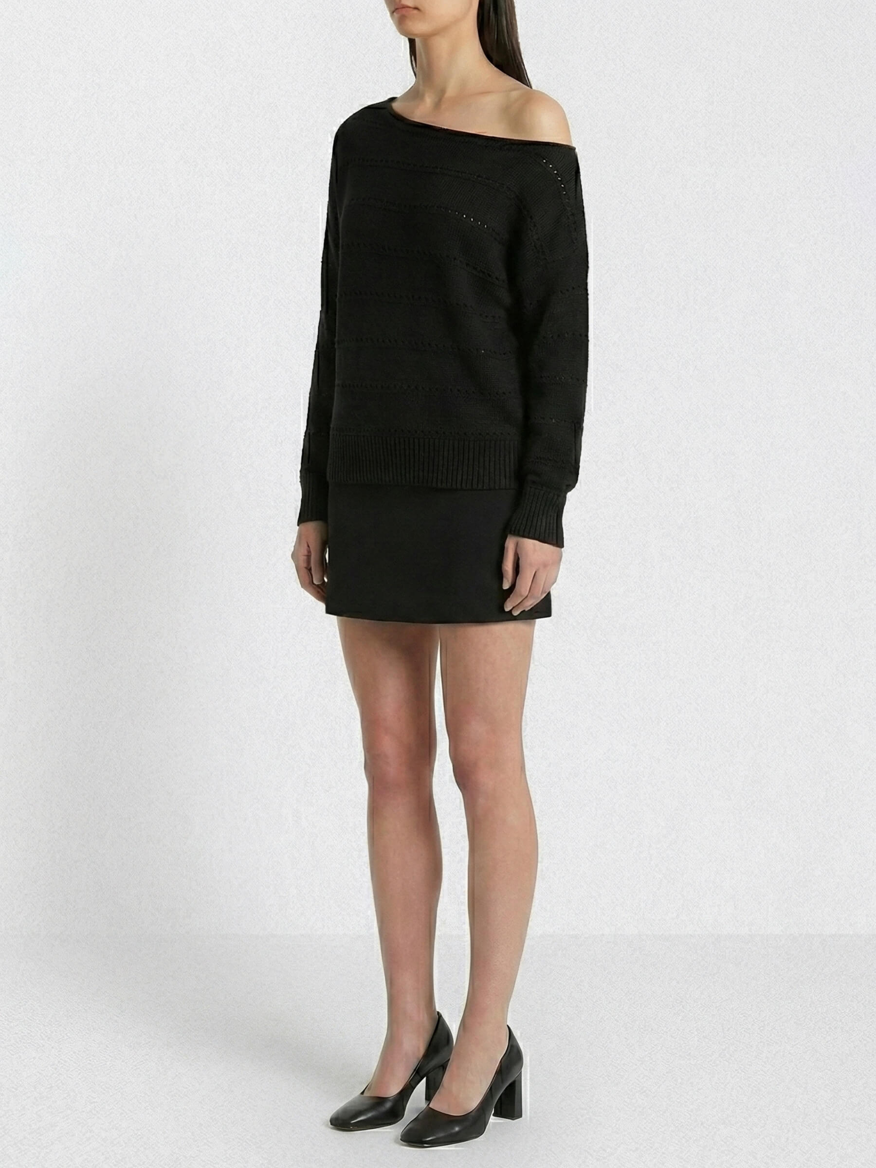 Asil™ Sweater Bardot Verde Bosque