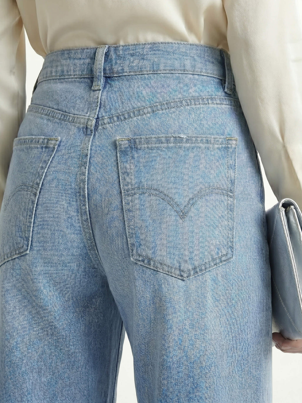 Zara™ Jean Wide Leg Tiro Alto