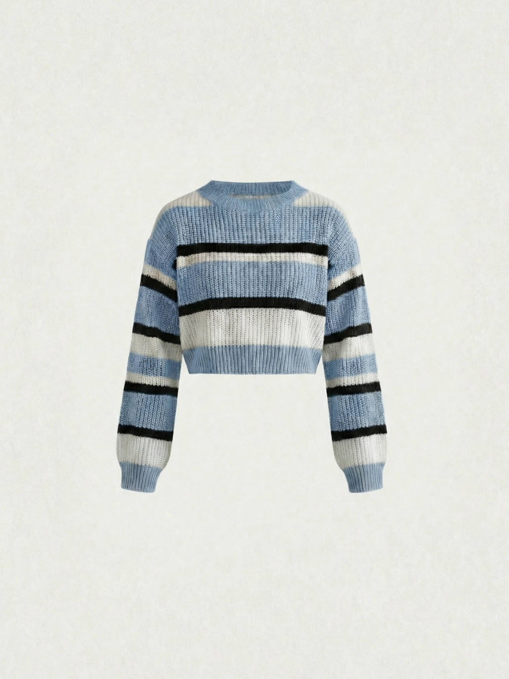 Zarafet™ Sweater Crop a Rayas
