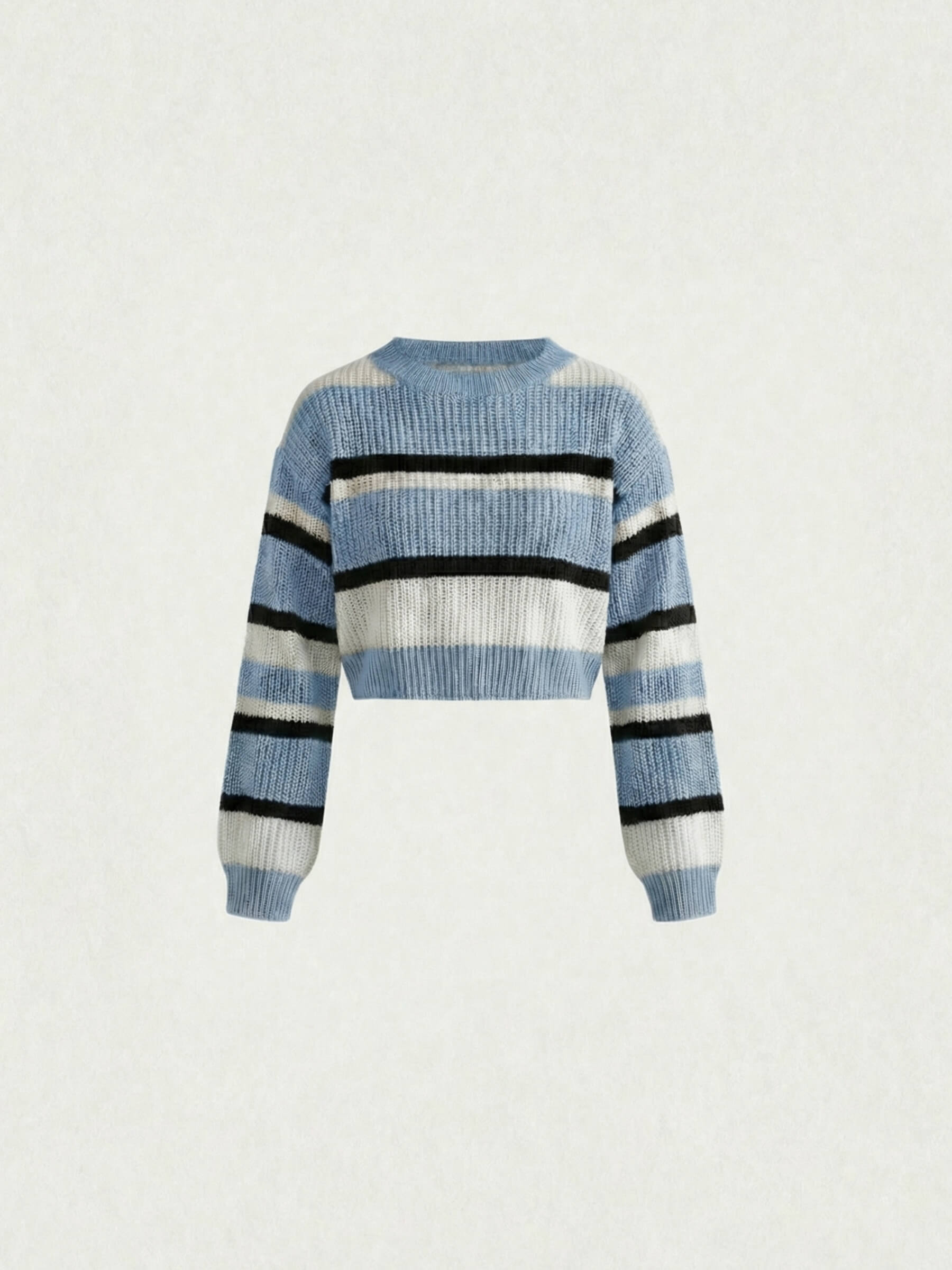 Zarafet™ Sweater Crop a Rayas