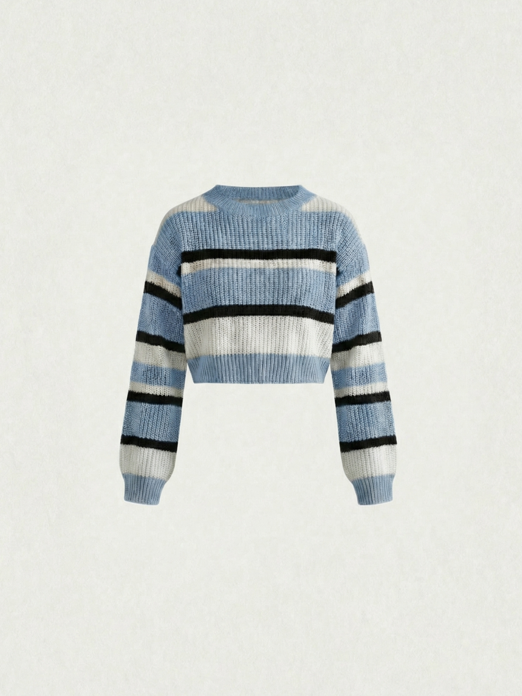Zarafet™ Sweater Crop a Rayas