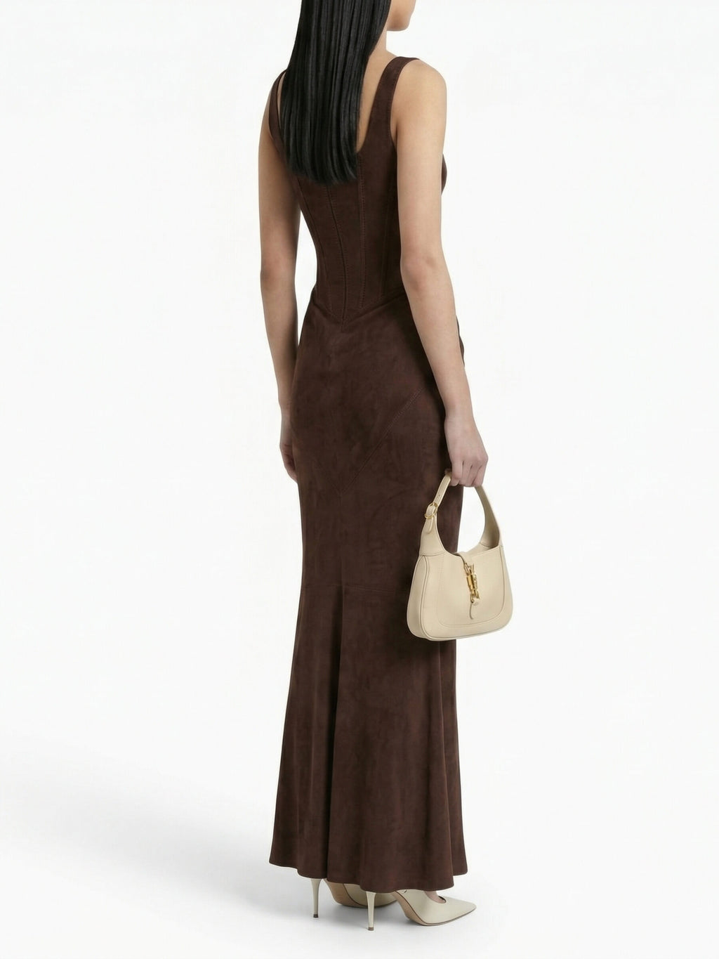 LEONOR™ | Vestido maxi de escote cuadrado
