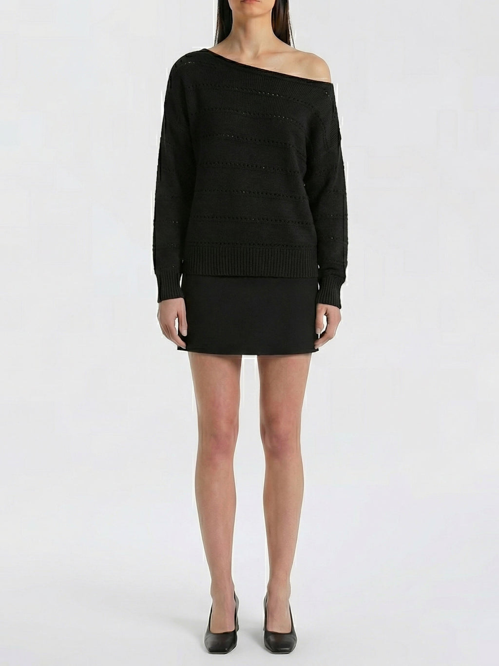 Asil™ Sweater Bardot Verde Bosque