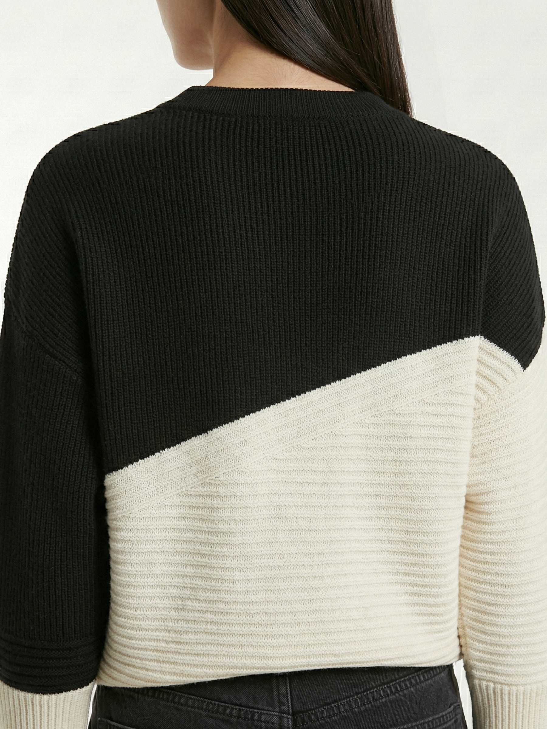 Kesim™ Sweater Bicolor Diagonal