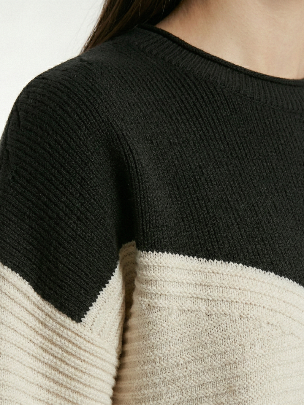 Kesim™ Sweater Bicolor Diagonal