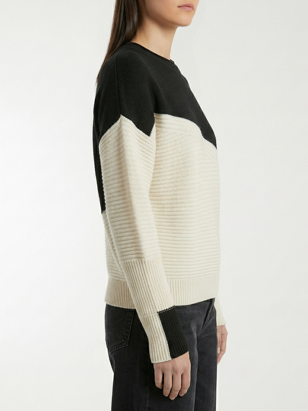 Kesim™ Sweater Bicolor Diagonal