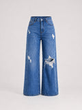 Alba™ Jean Wide Leg Azul Roto