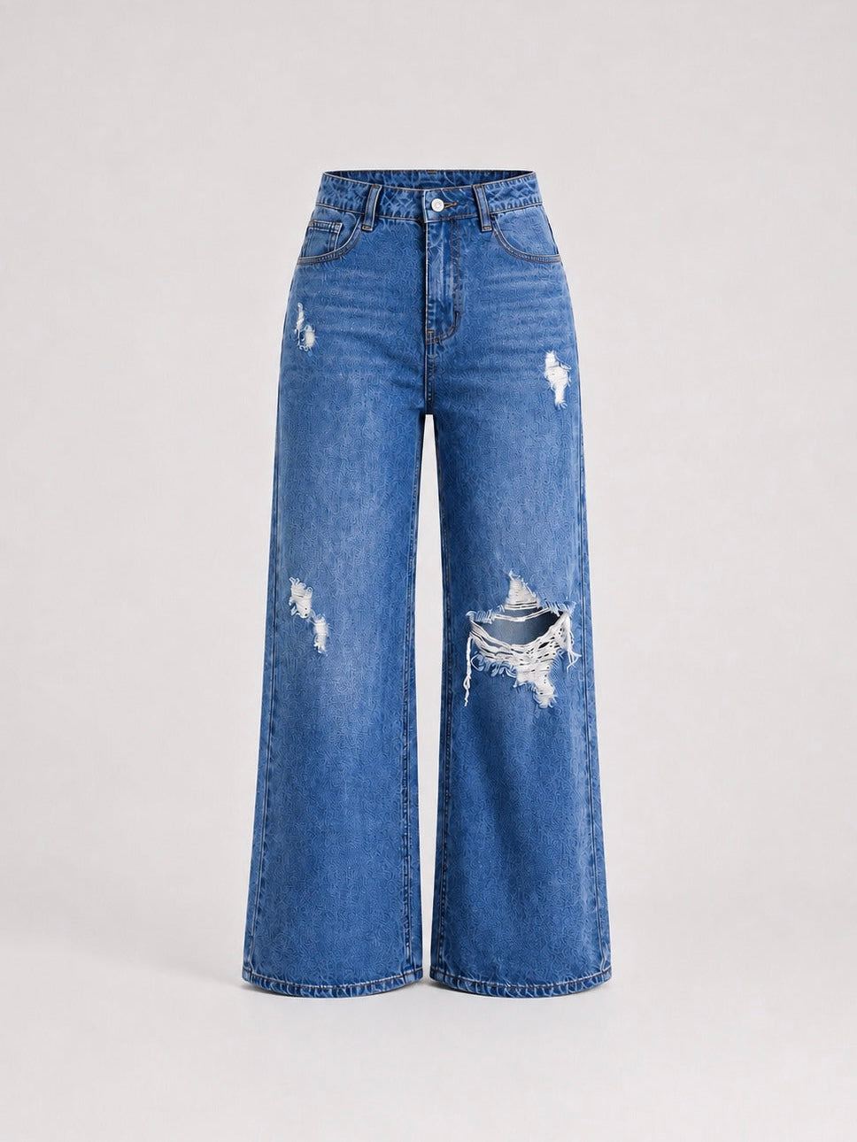 Alba™ Jean Wide Leg Azul Roto