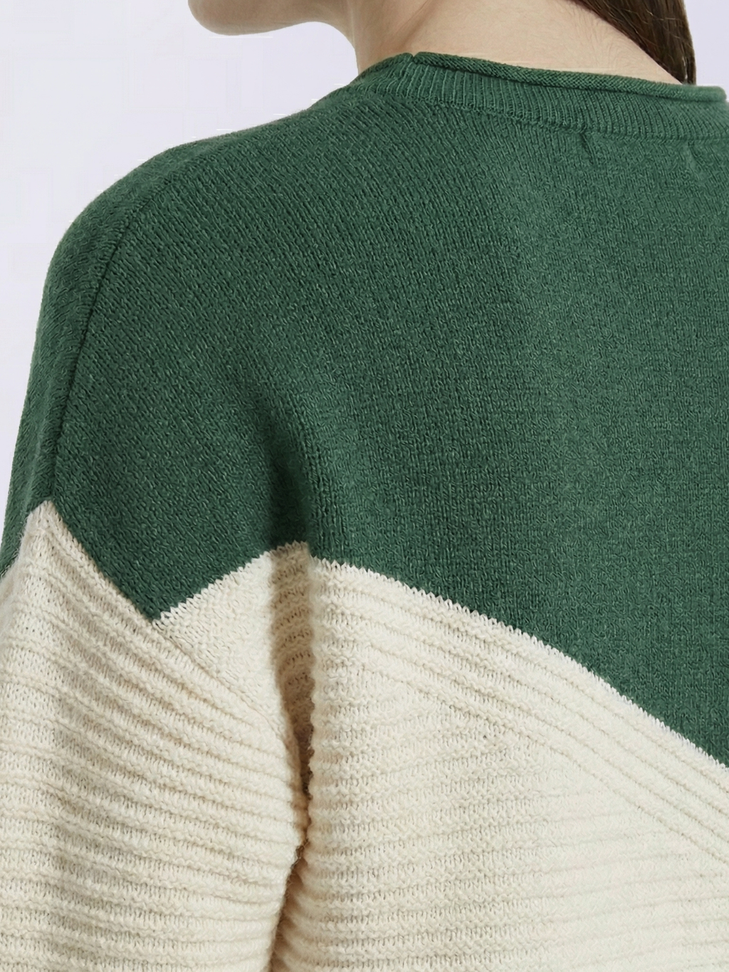 Kesim™ Sweater Bicolor Diagonal