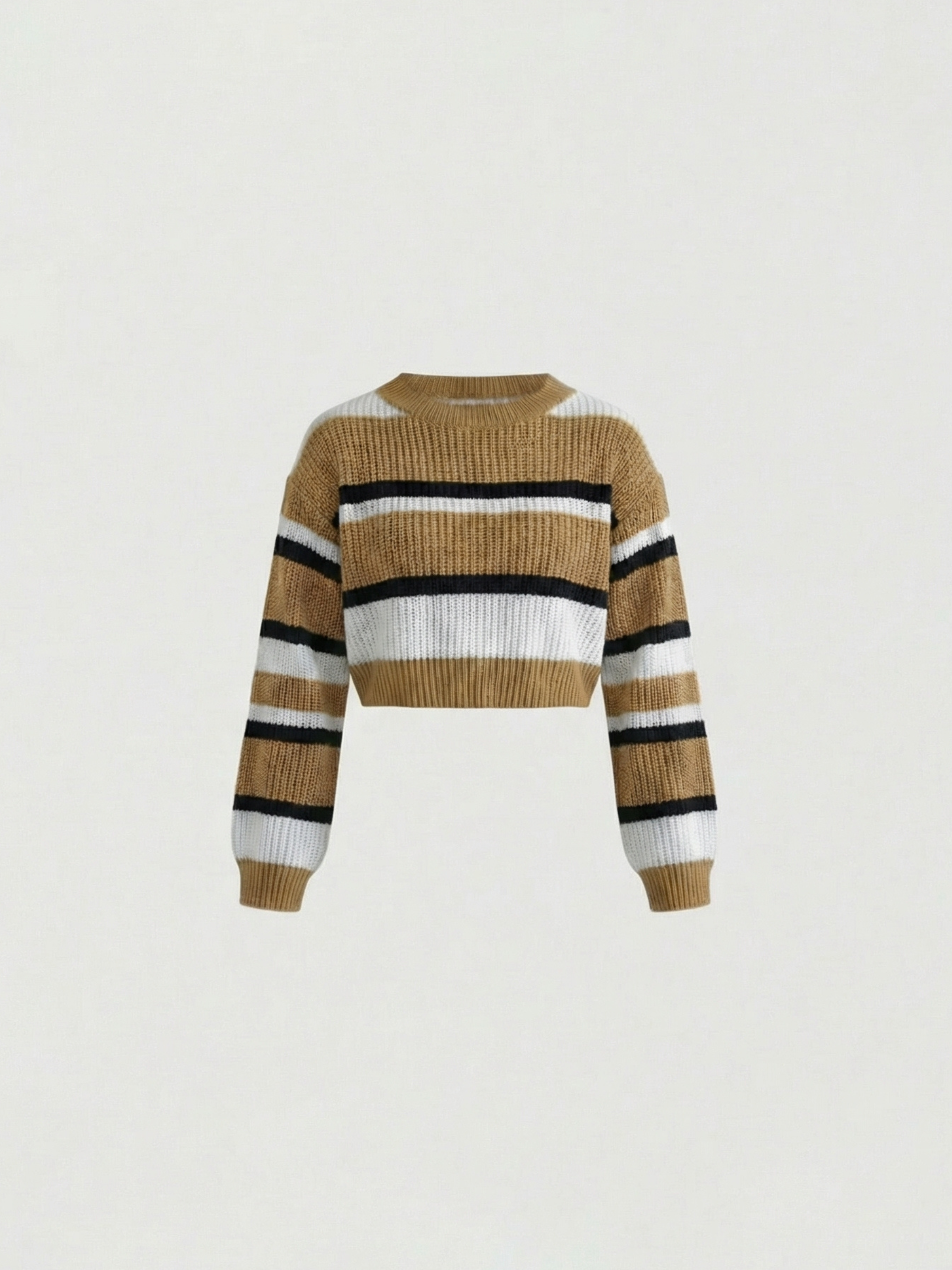 Zarafet™ Sweater Crop a Rayas