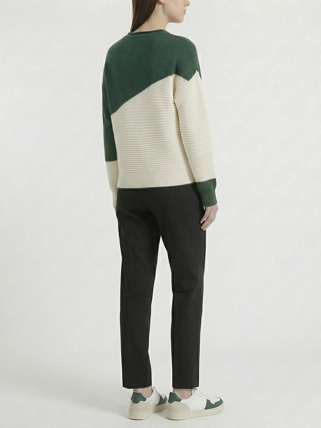 Kesim™ Sweater Bicolor Diagonal