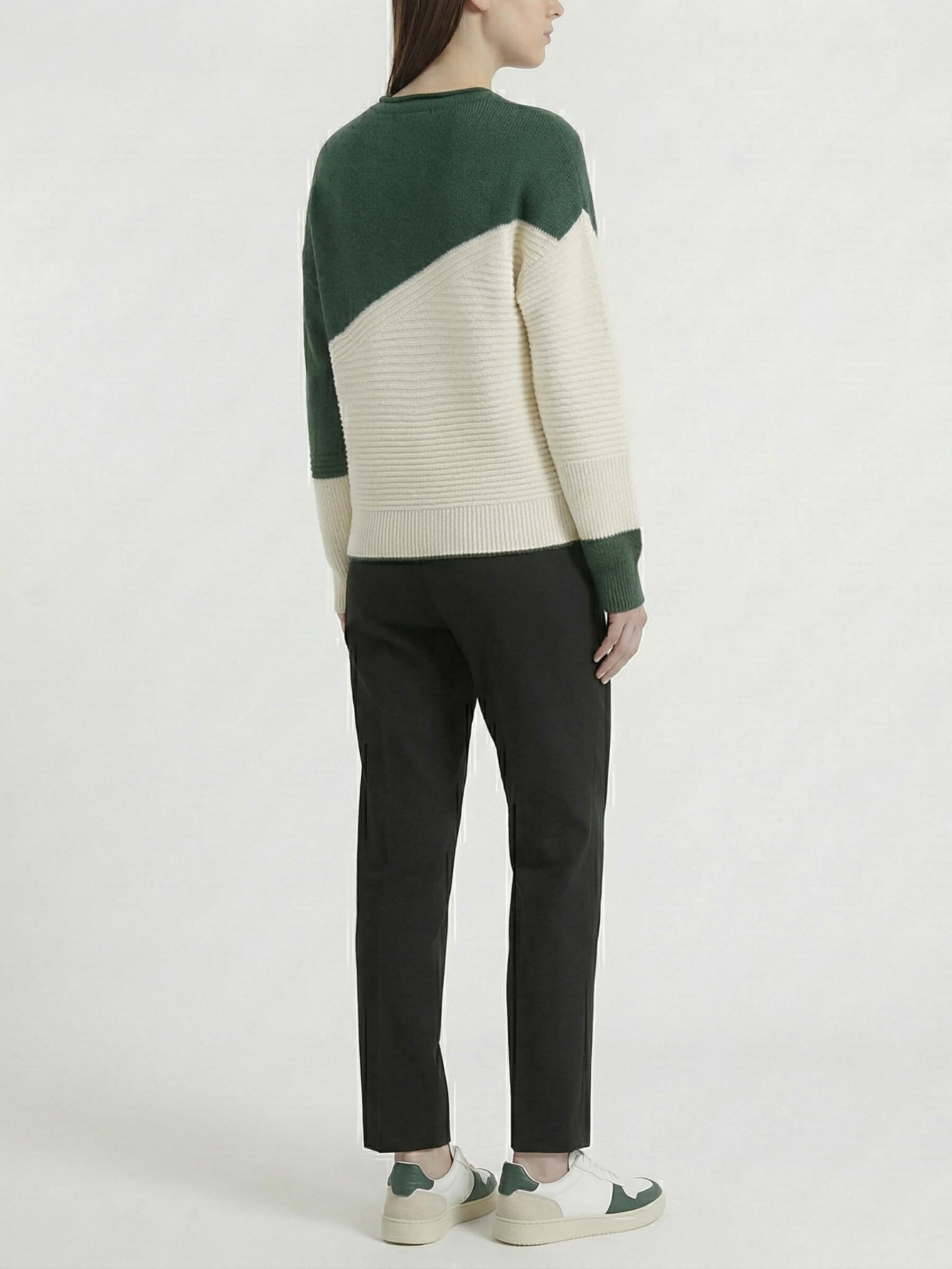 Kesim™ Sweater Bicolor Diagonal